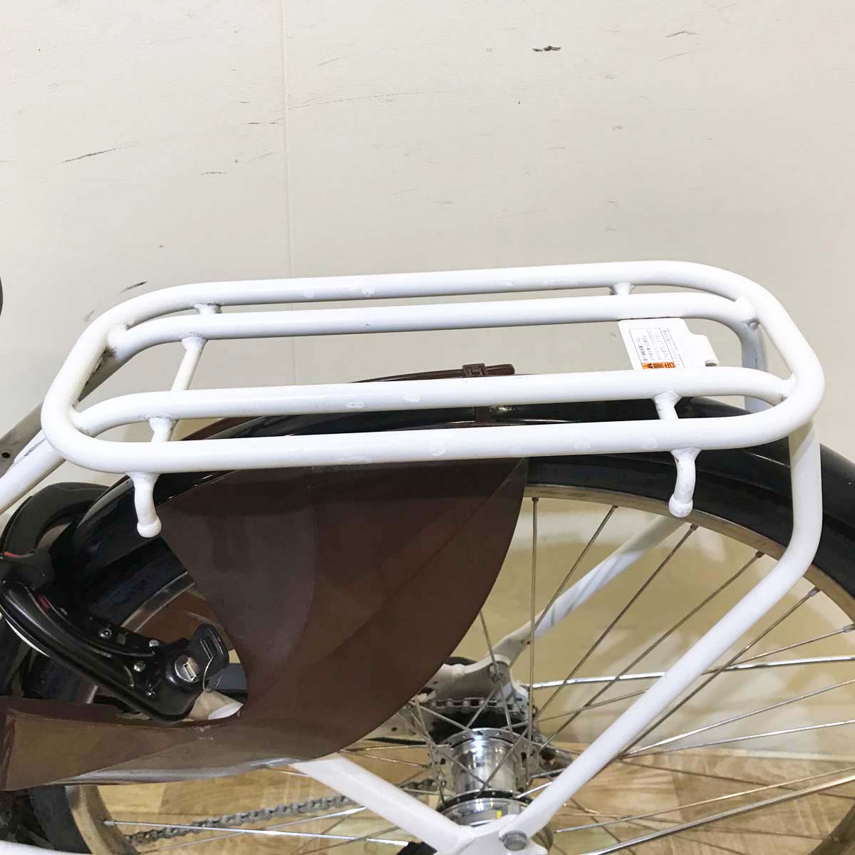中古電動自転車  ヤマハ PAS With パス ウィズ ホワイト 26インチ KB077
