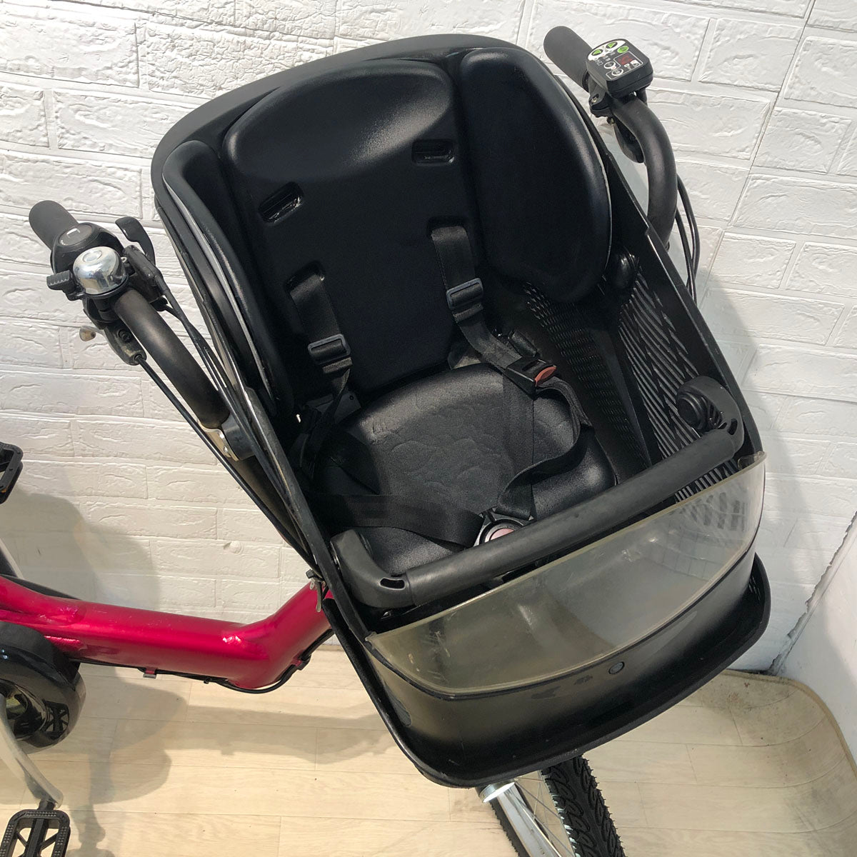 中古電動自転車 ヤマハ PAS Kiss mini パス キッス ミニ ピンク 20インチ YD005