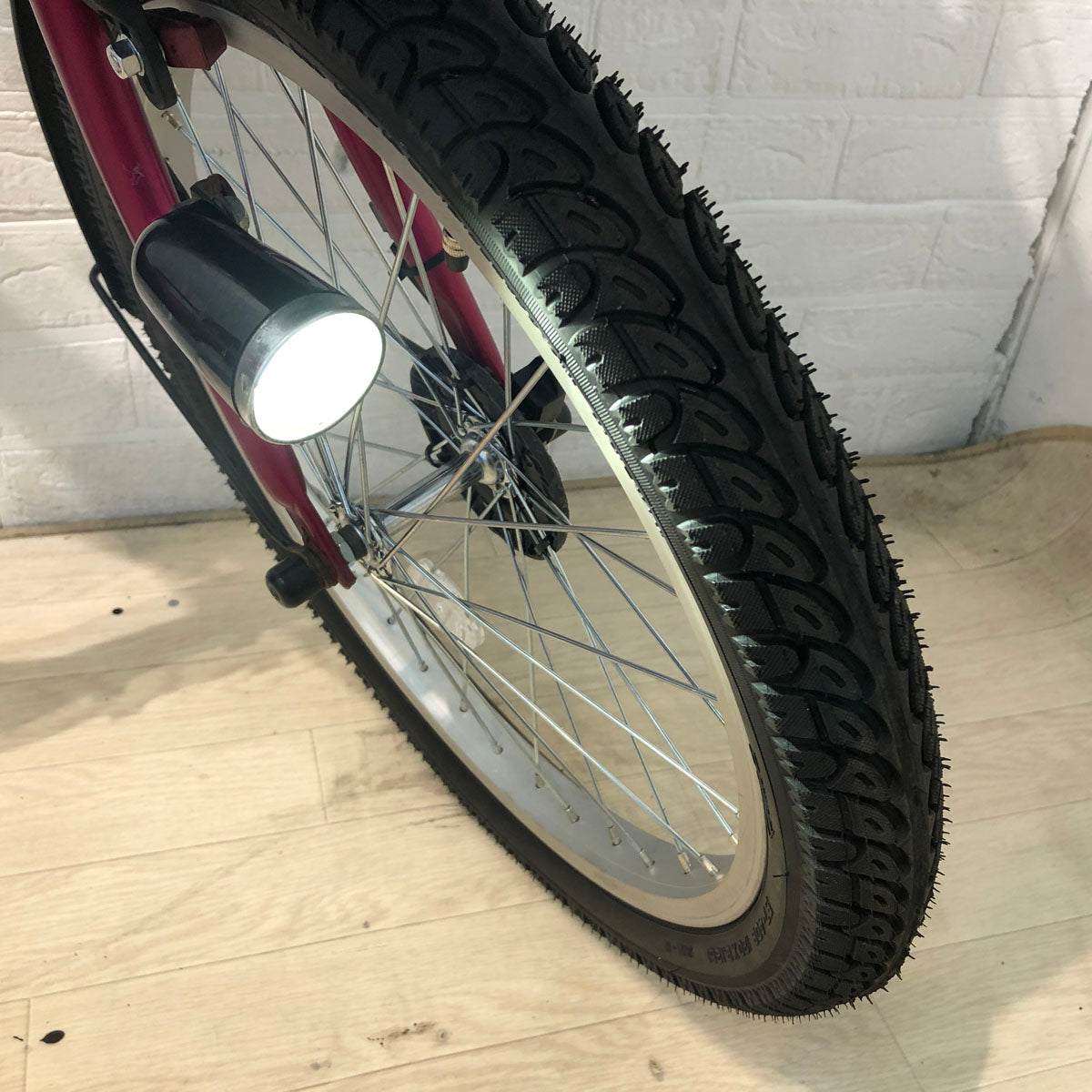 中古電動自転車 ヤマハ PAS Kiss mini パス キッス ミニ ピンク 20インチ YD005