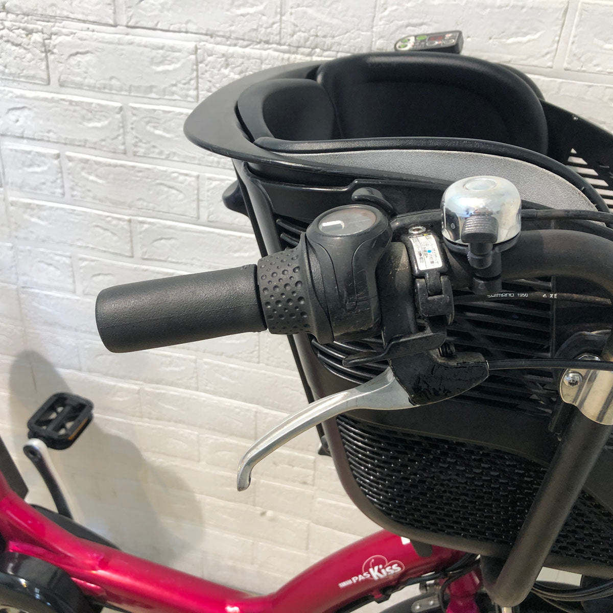 中古電動自転車 ヤマハ PAS Kiss mini パス キッス ミニ ピンク 20インチ YD005