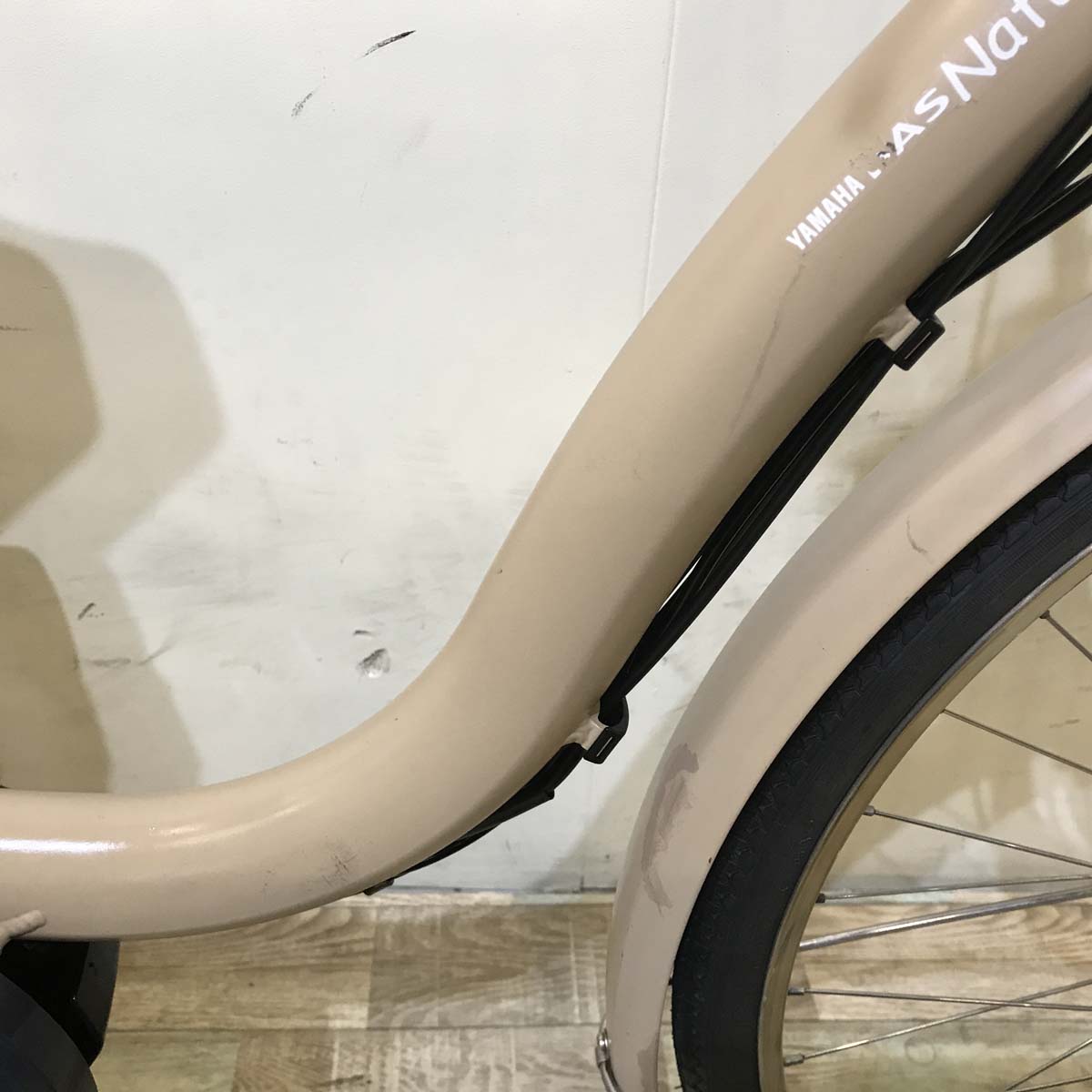 中古電動自転車  ヤマハ PAS ナチュラ XL DX ベージュ 26インチ KB078