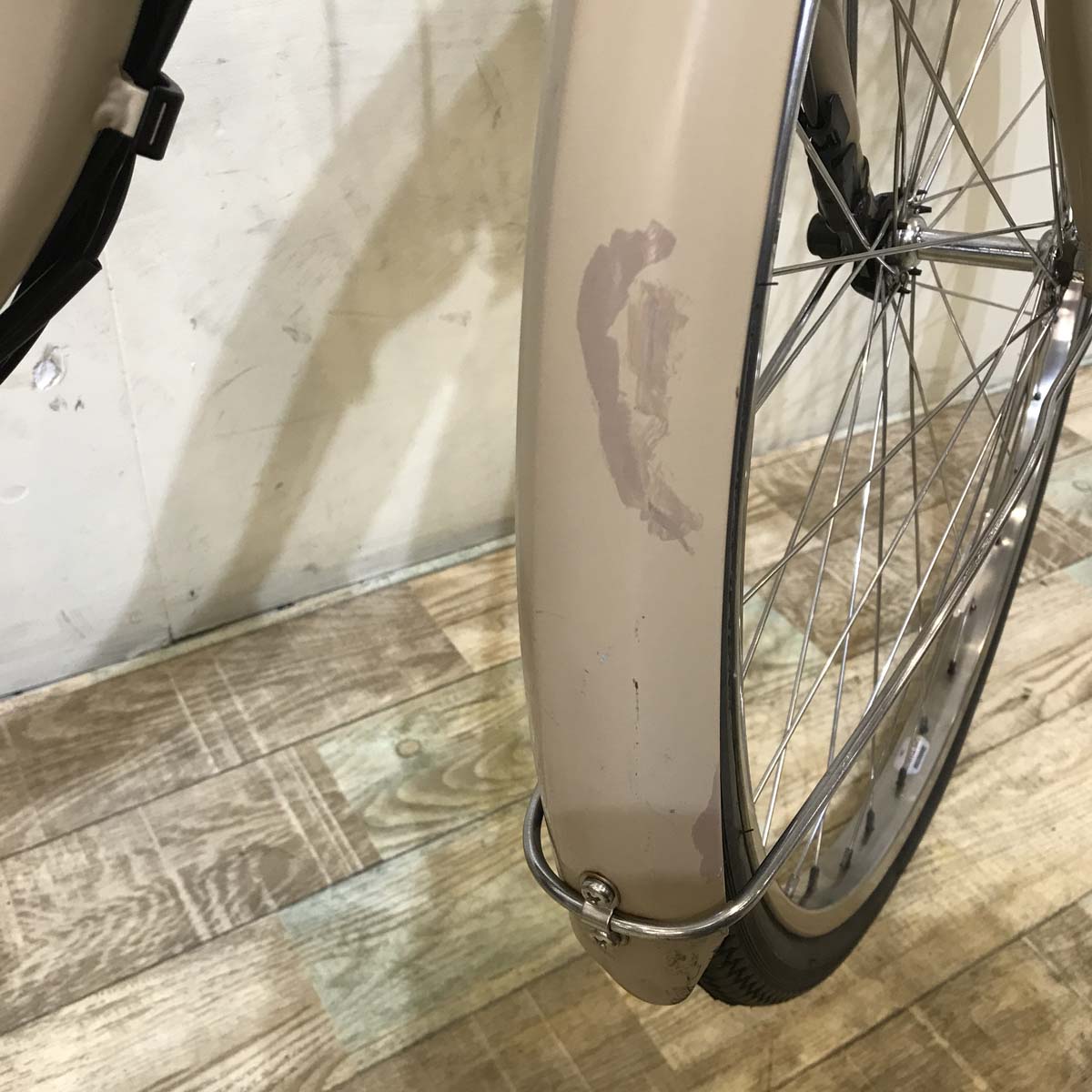 中古電動自転車  ヤマハ PAS ナチュラ XL DX ベージュ 26インチ KB078