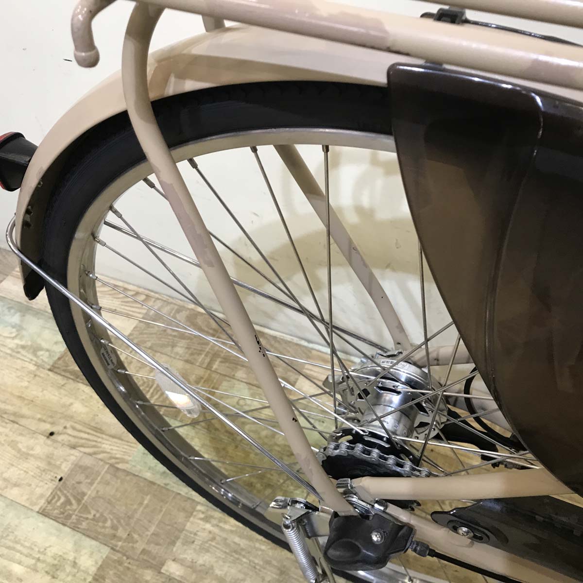 中古電動自転車  ヤマハ PAS ナチュラ XL DX ベージュ 26インチ KB078