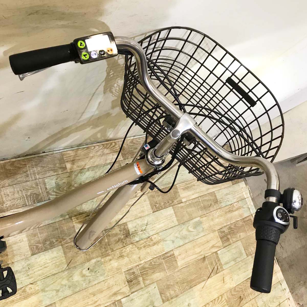 中古電動自転車  ヤマハ PAS ナチュラ XL DX ベージュ 26インチ KB078