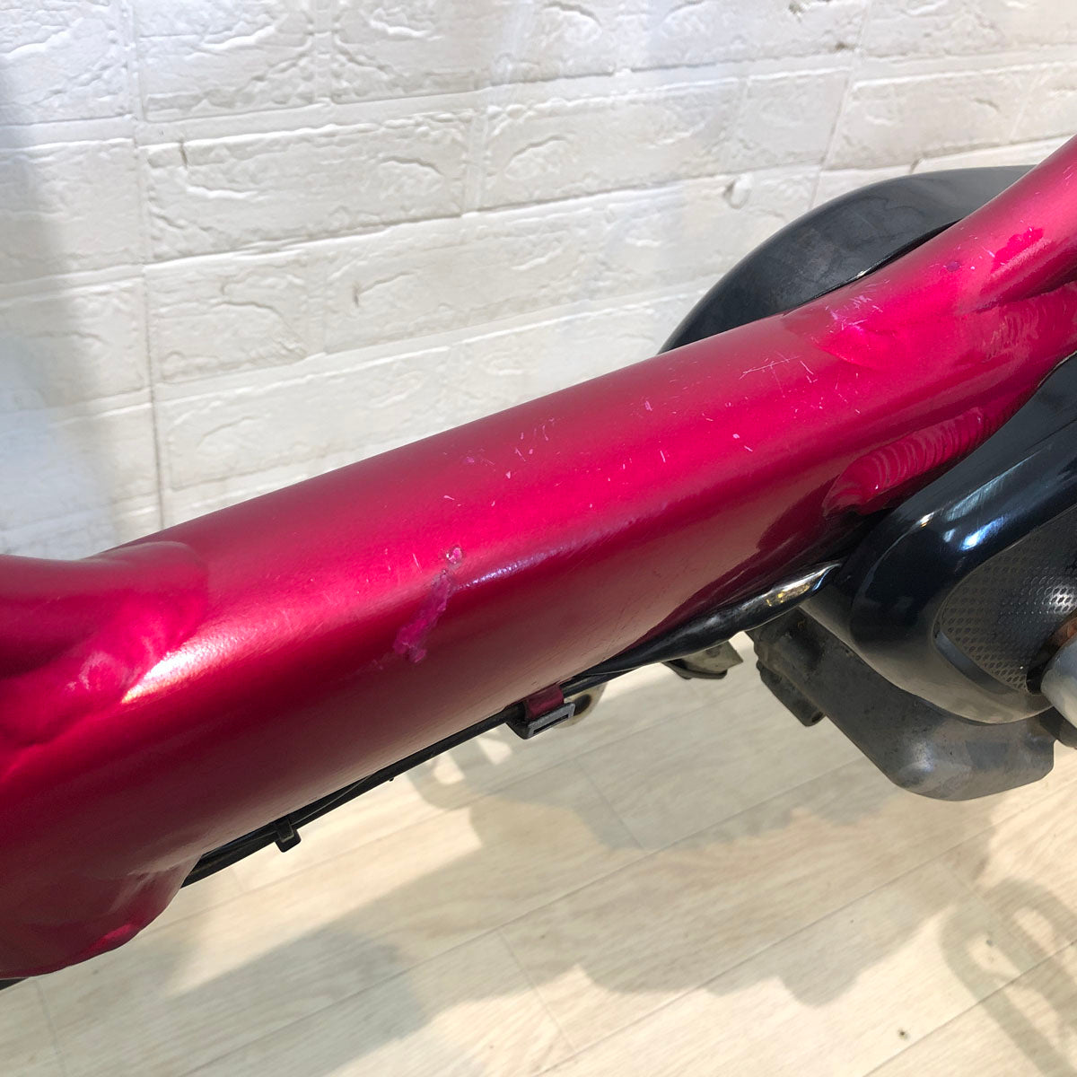 中古電動自転車 ヤマハ PAS Kiss mini パス キッス ミニ ピンク 20インチ YD005