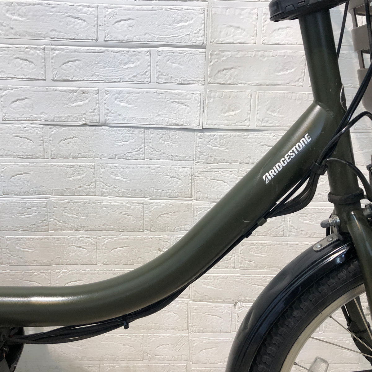 中古電動自転車 ブリヂストン アシスタ C STD 20インチ カーキ YD006