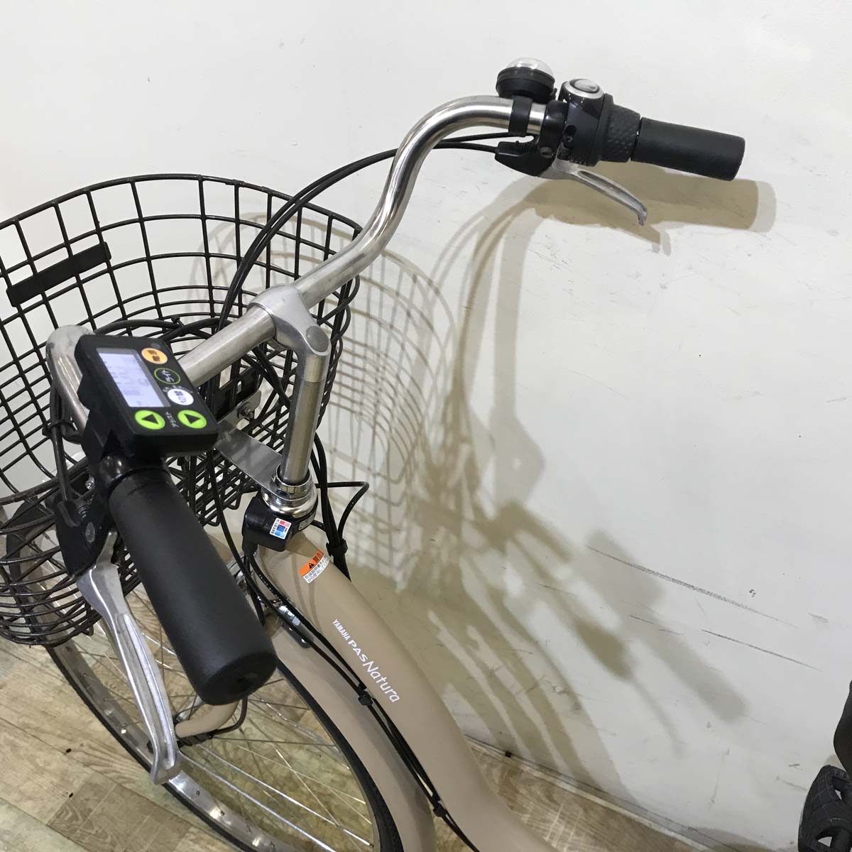 中古電動自転車  ヤマハ PAS ナチュラ XL DX ベージュ 26インチ KB078