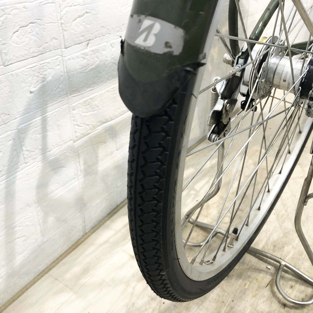 ブリヂストン アシスタプリマ グリーン 26インチ YI006 【中古車】