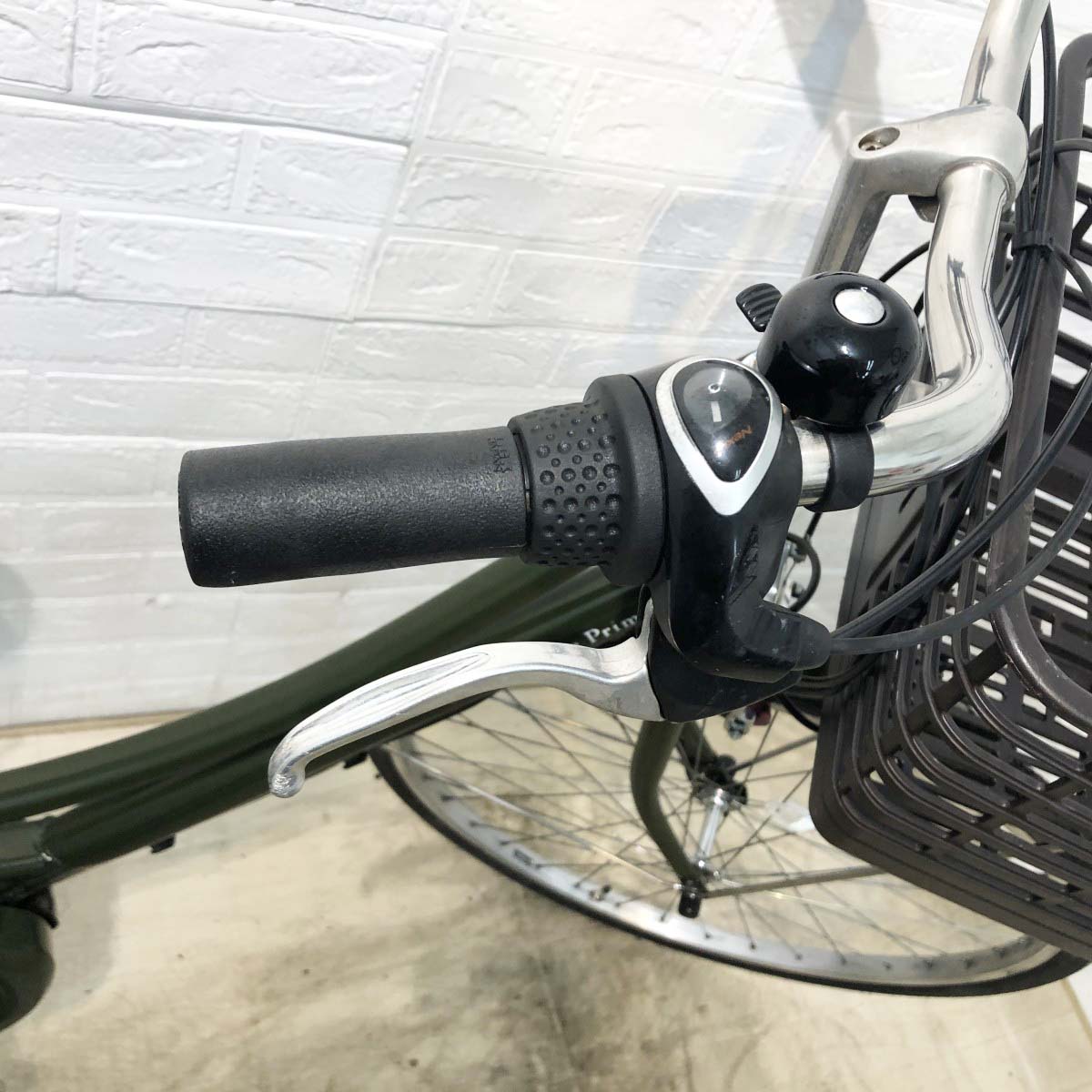中古電動自転車 ブリヂストン アシスタプリマ グリーン 26インチ YI006