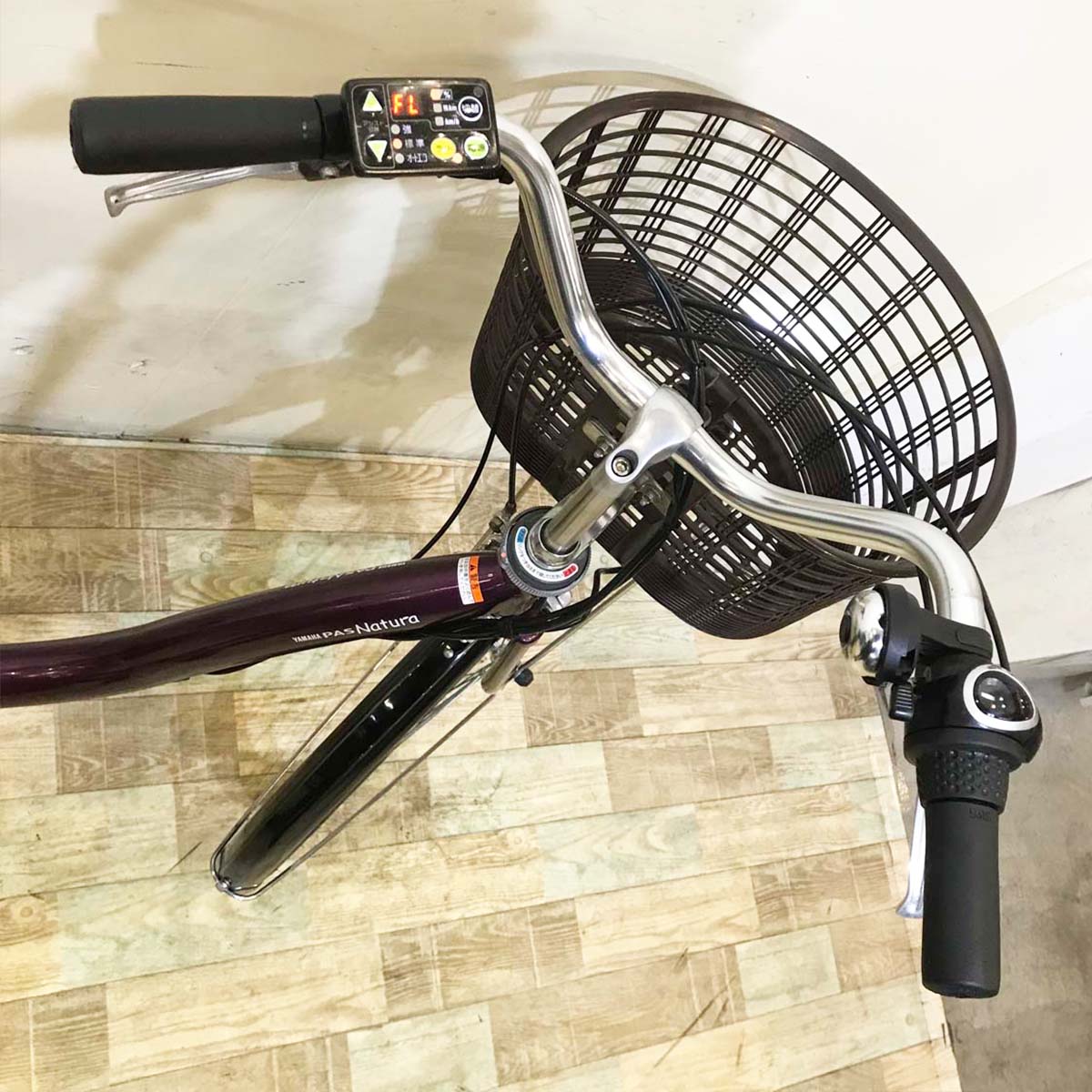 中古電動自転車  ヤマハ PAS ナチュラ S パープル 26インチ KB079 