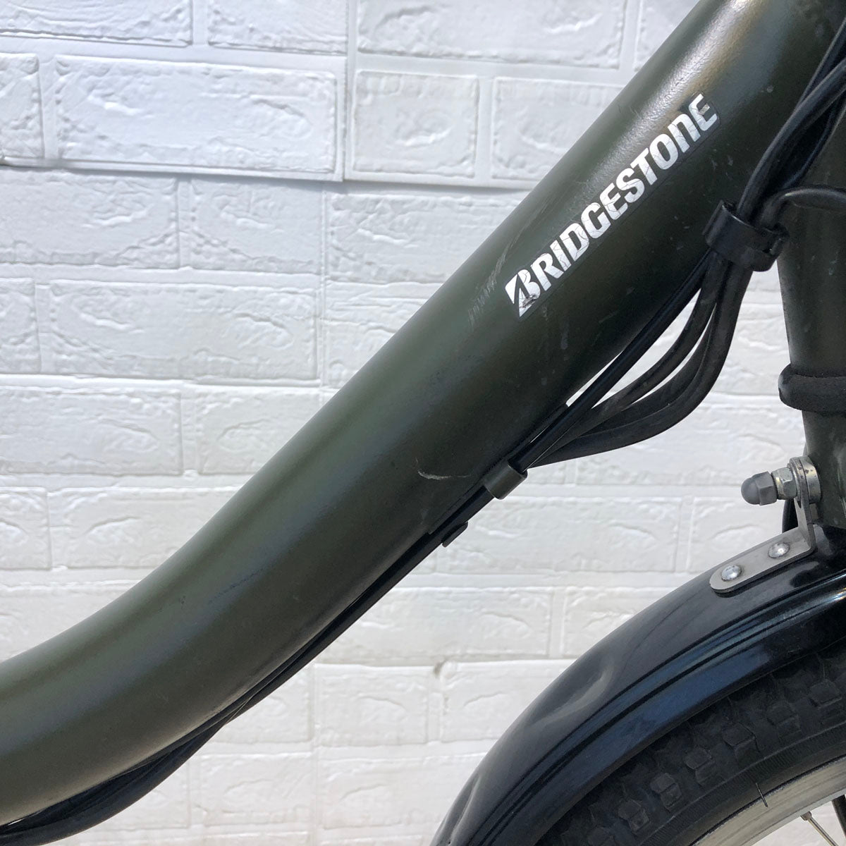 中古電動自転車 ブリヂストン アシスタ C STD 20インチ カーキ YD006