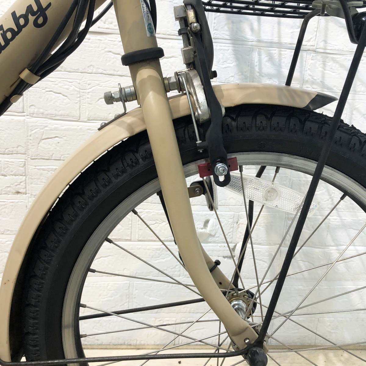 中古電動自転車 ヤマハ PAS バビーXL ベージュ 20インチ YI007