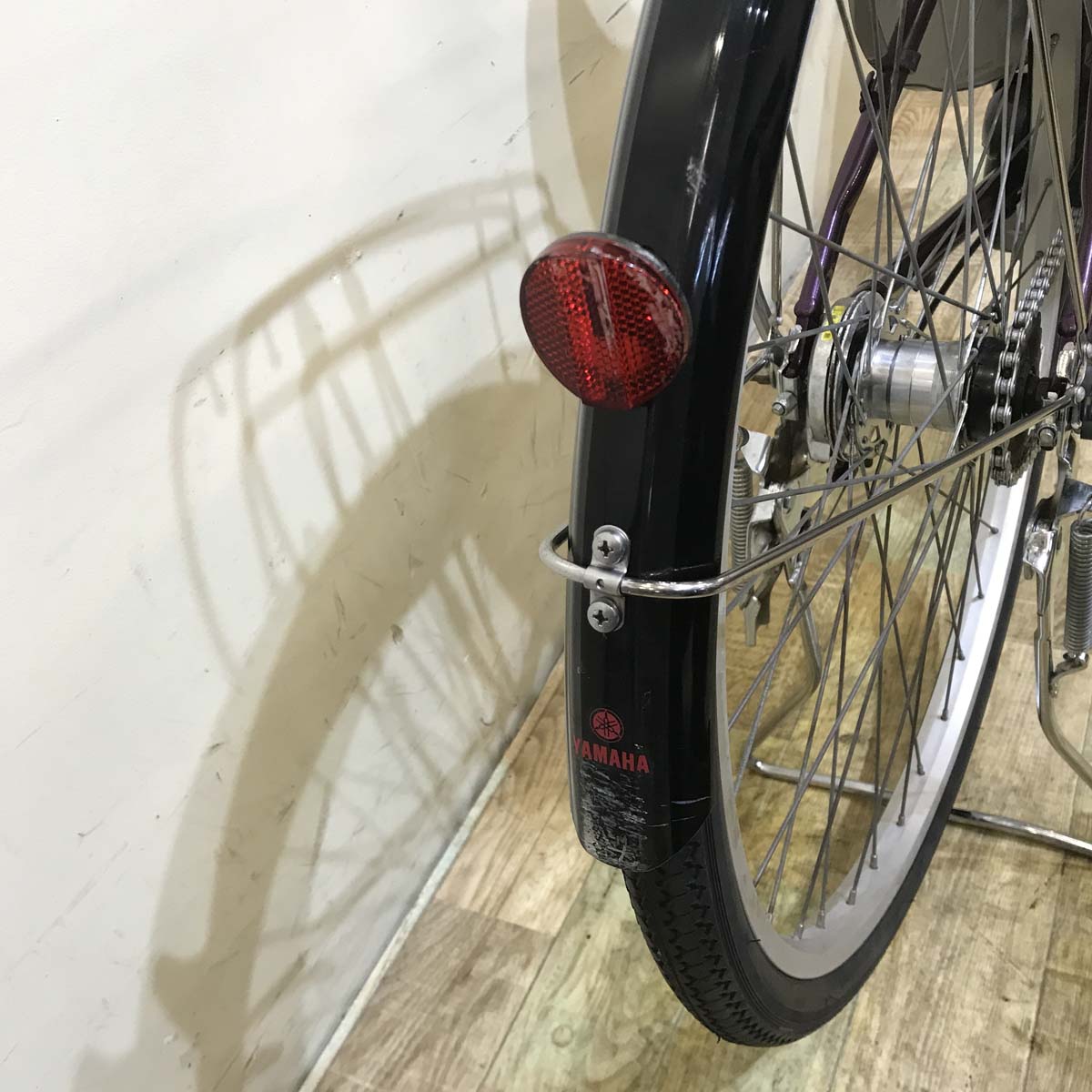 中古電動自転車  ヤマハ PAS ナチュラ S パープル 26インチ KB079 