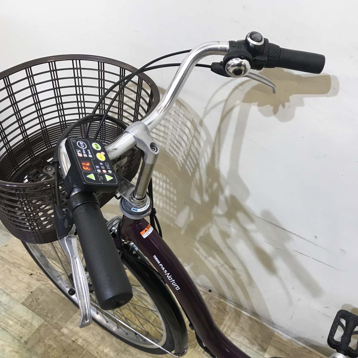中古電動自転車  ヤマハ PAS ナチュラ S パープル 26インチ KB079 