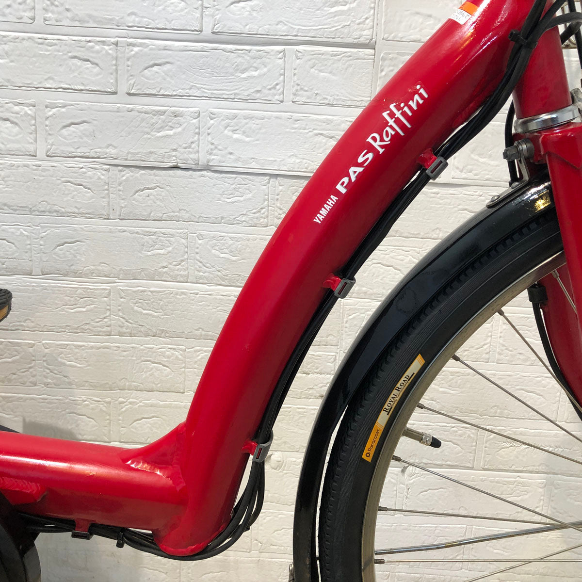 中古電動自転車 ヤマハ PAS ラフィーニ L レッド 26インチYD007
