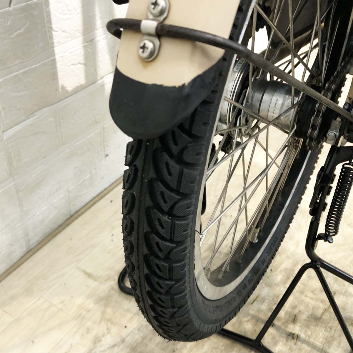 中古電動自転車 ヤマハ PAS バビーXL ベージュ 20インチ YI007