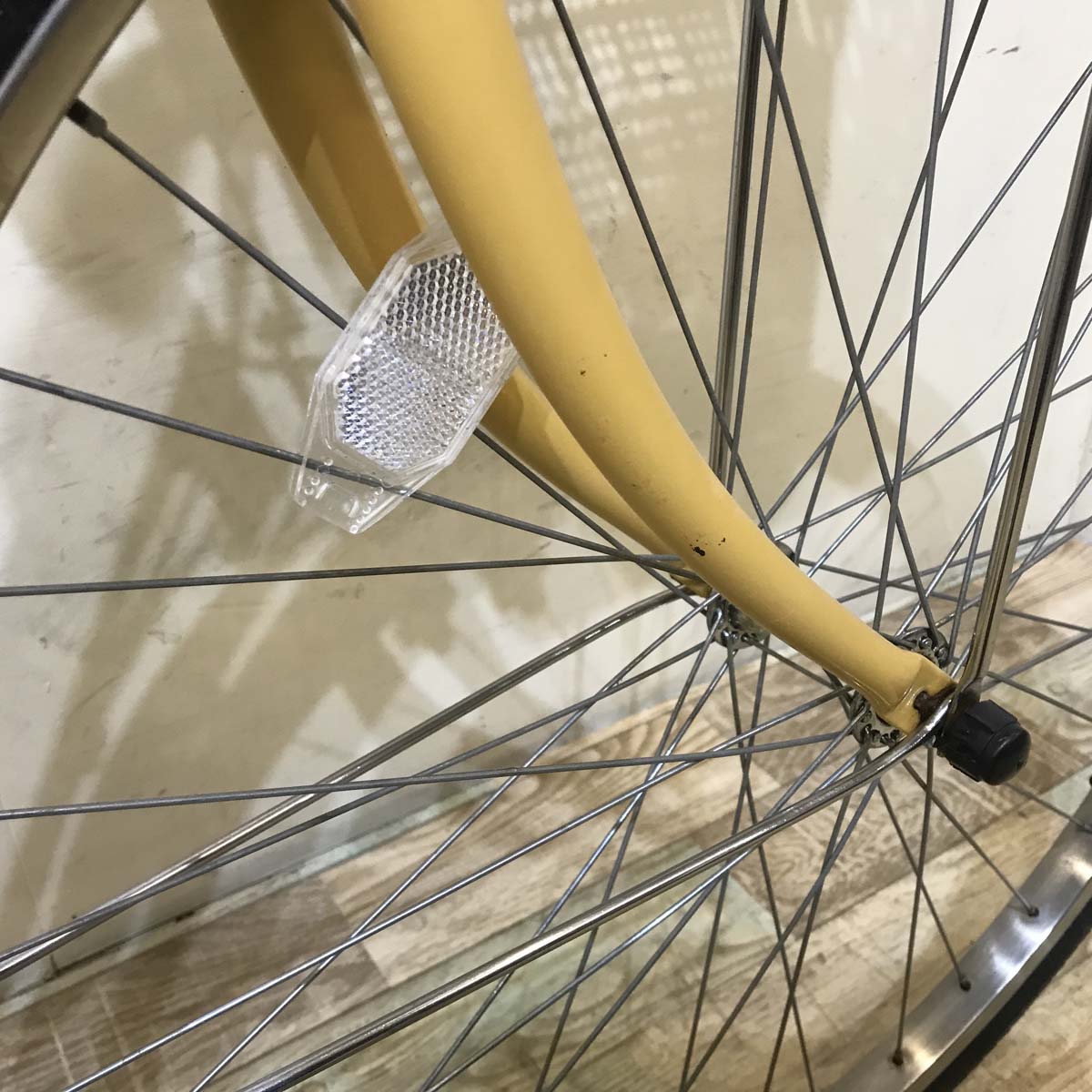 中古電動自転車  パナソニック ビビ DX イエロー 26インチ KB080