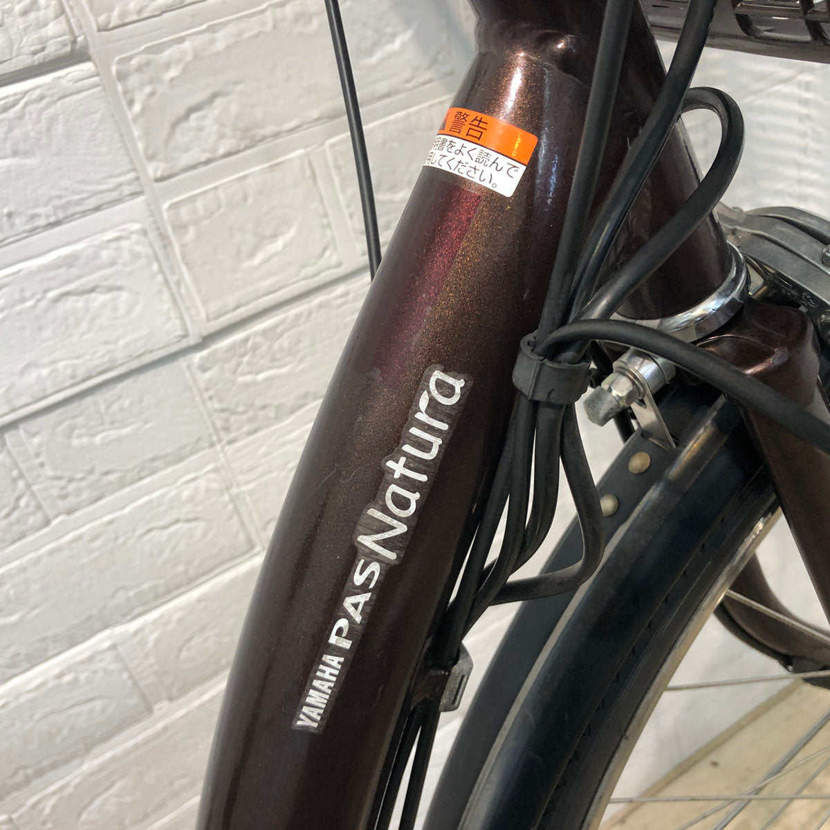 ヤマハ PAS ナチュラ XL ブラウン 26インチ YV079 【中古車】