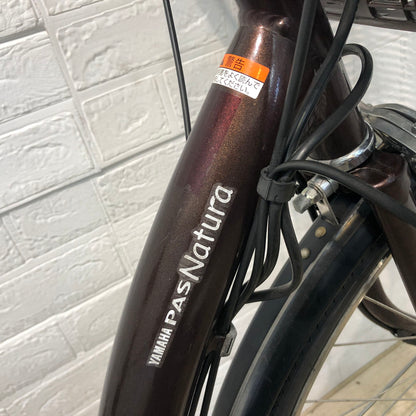 ヤマハ PAS ナチュラ XL ブラウン 26インチ YV079 【中古車】