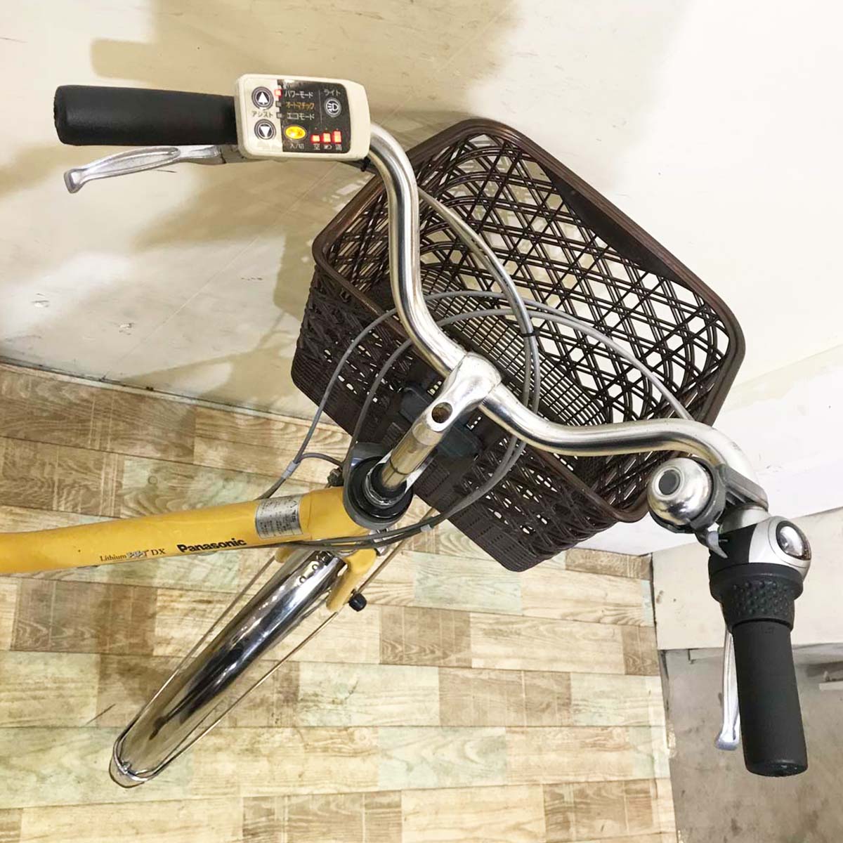 中古電動自転車  パナソニック ビビ DX イエロー 26インチ KB080