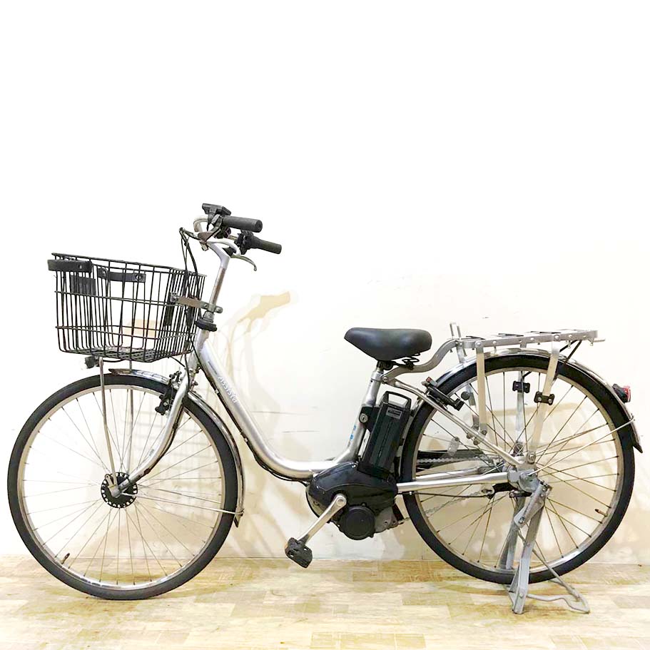 中古電動自転車 ブリヂストン アシスタビジネス シルバー 26インチ KG086