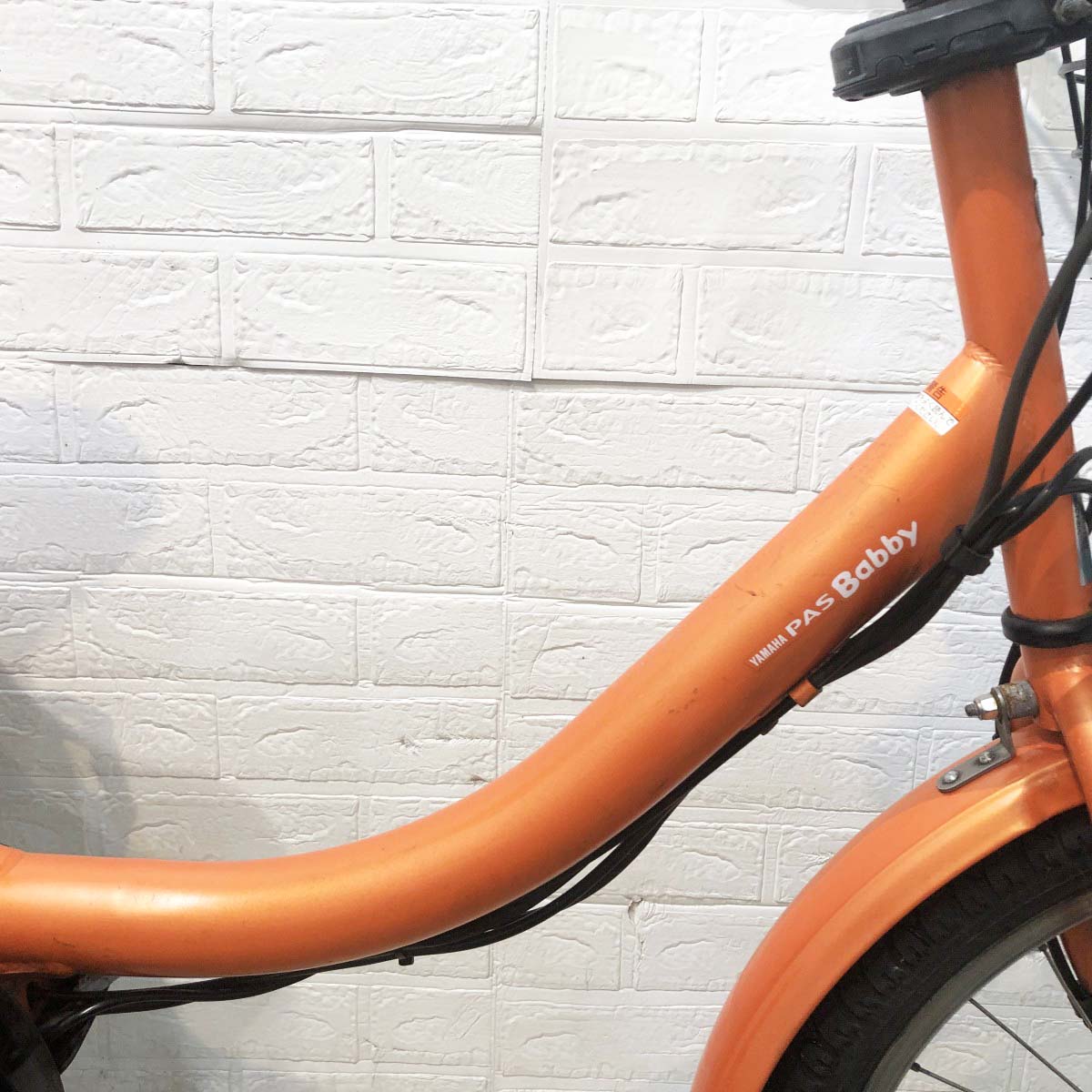 中古電動自転車 ヤマハ PAS バビー オレンジ 20インチ YI008