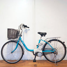 画像をギャラリービューアに読み込む, 電動自転車【中古車】パナソニック リチウム ビビ DX エンドレスブルー YU002
