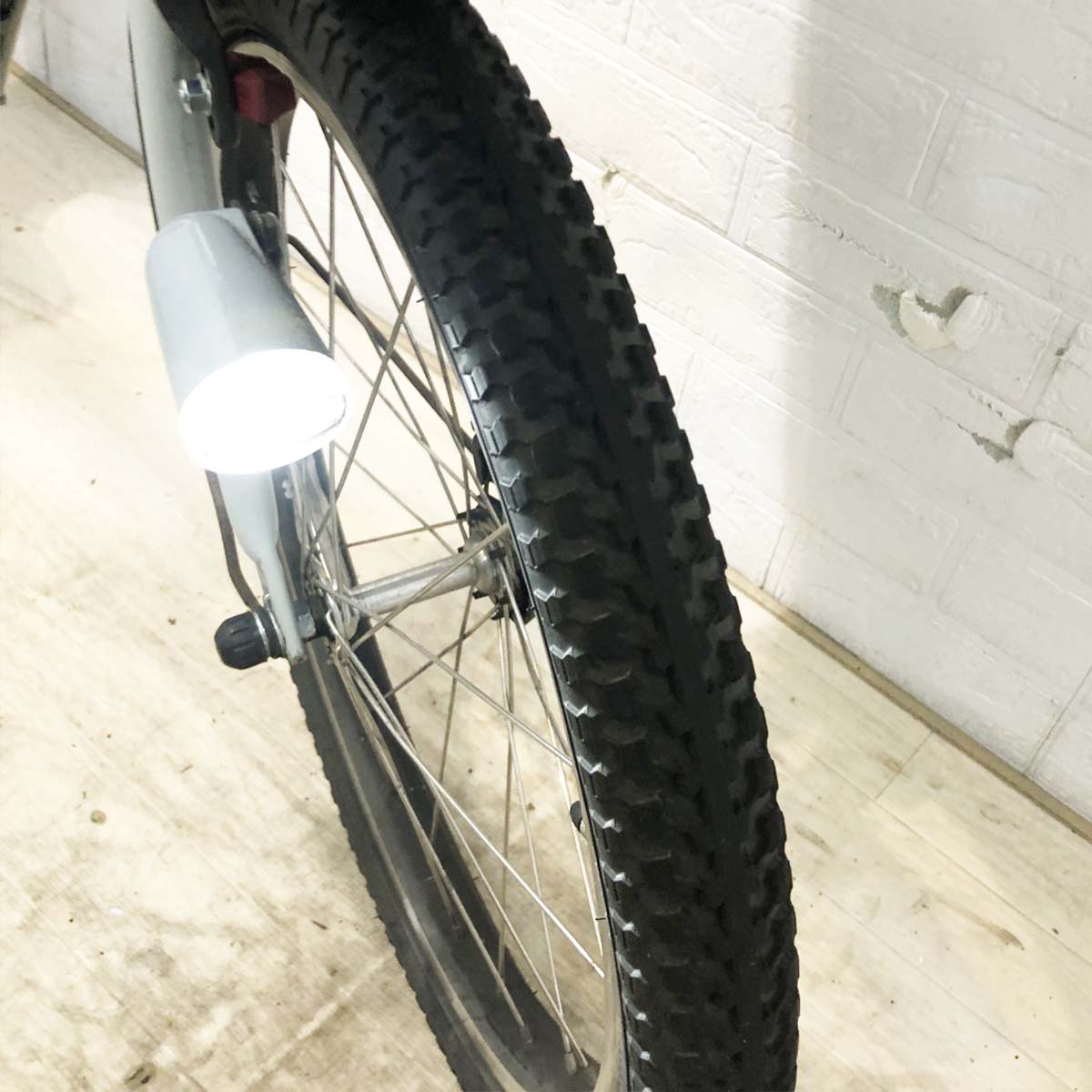 中古電動自転車 ブリヂストン ビッケポーラー グレー 20インチ YI010