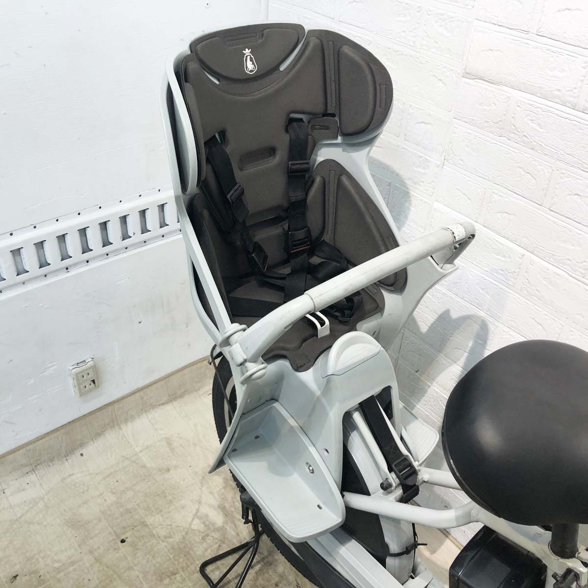 中古電動自転車 ブリヂストン ビッケポーラー グレー 20インチ YI010