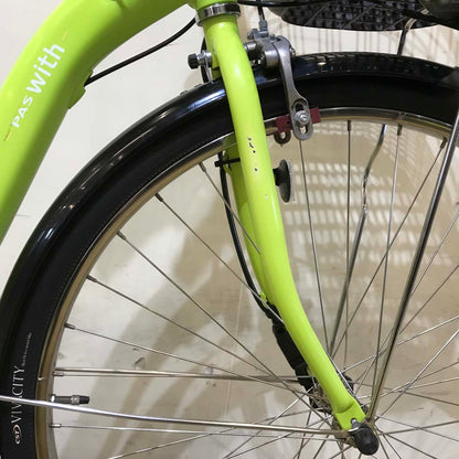 【１万円引き！】ヤマハ PAS ウィズ グリーン 26インチ KG089 【中古車】
