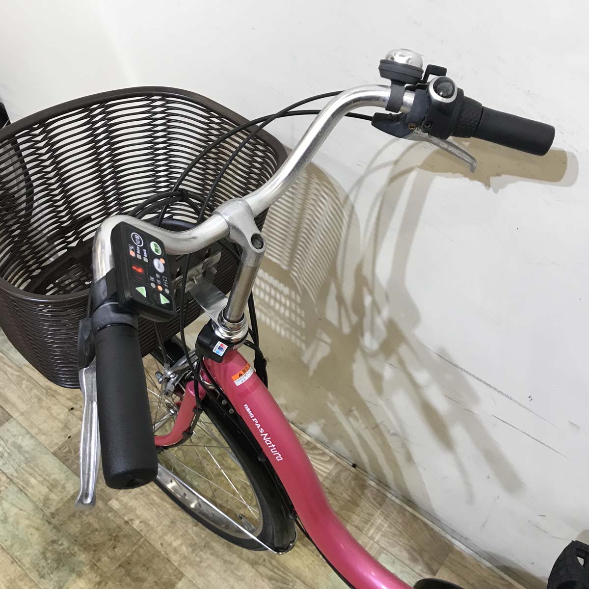 中古電動自転車 ヤマハ PAS ナチュラ L ピンク 24インチ KB083 【中古車】
