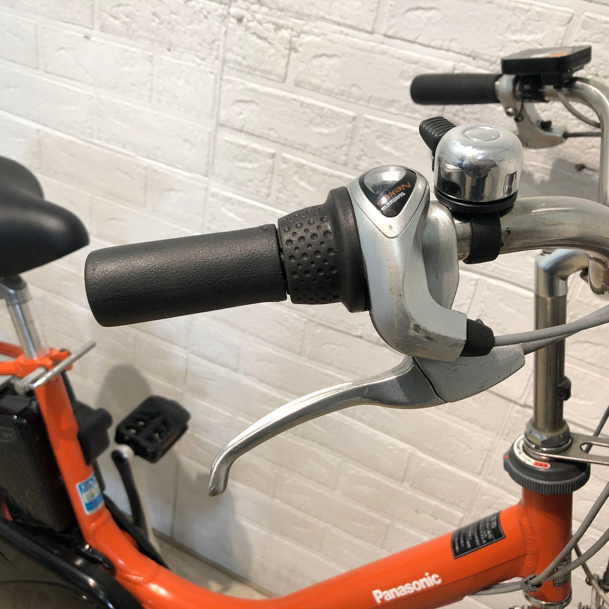 中古電動自転車 パナソニック ビビ LU オレンジ 24インチ YD010