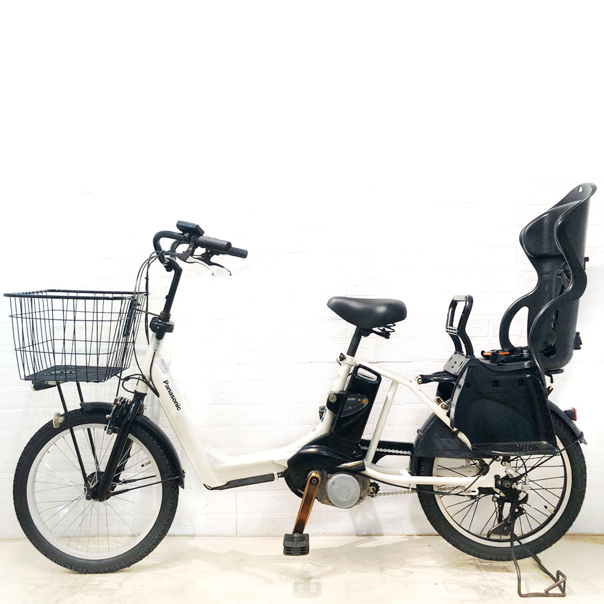 中古電動自転車 パナソニック ギュット アニーズ ホワイト 20インチ YD011