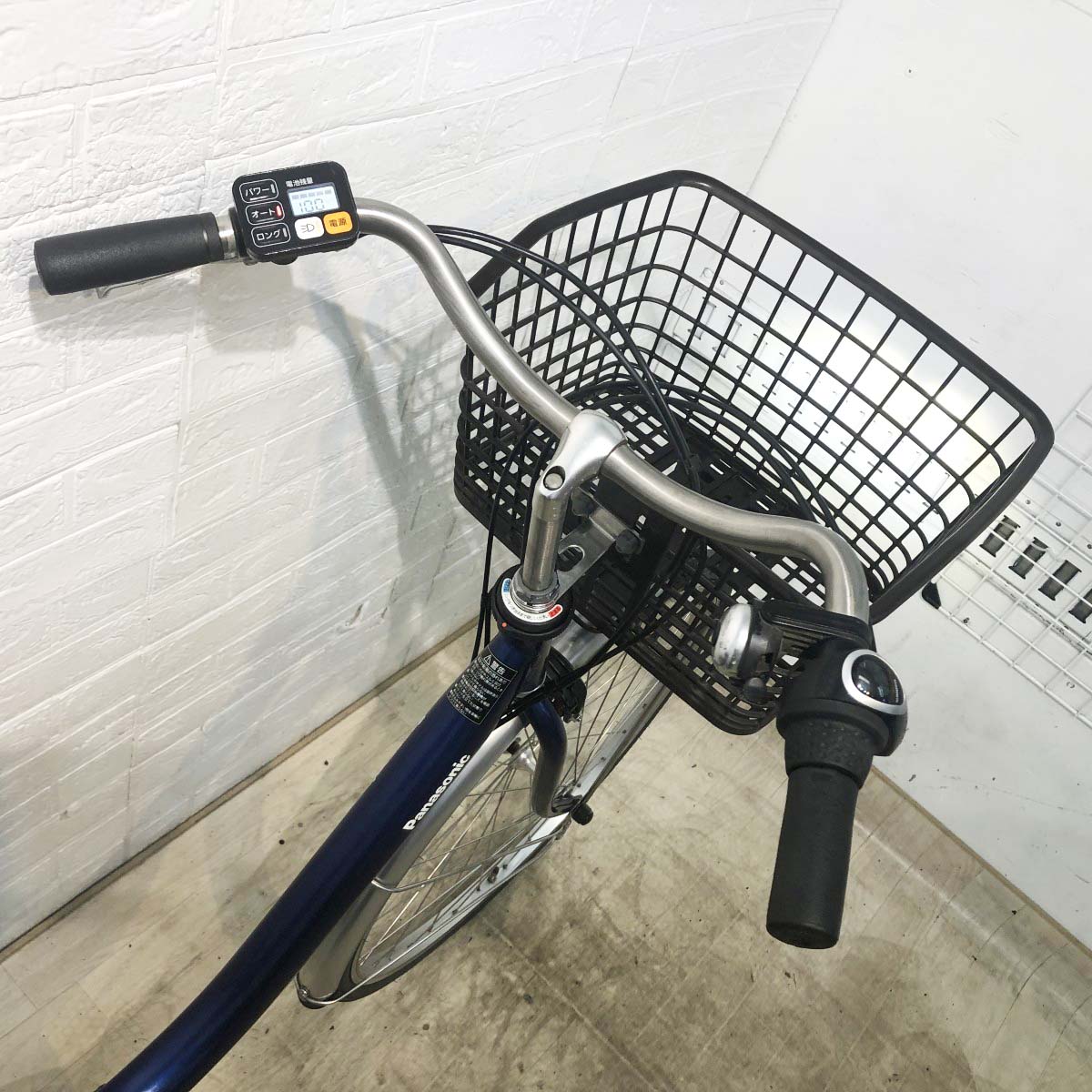 中古電動自転車 パナソニック ビビL ブルー 26インチ YI012