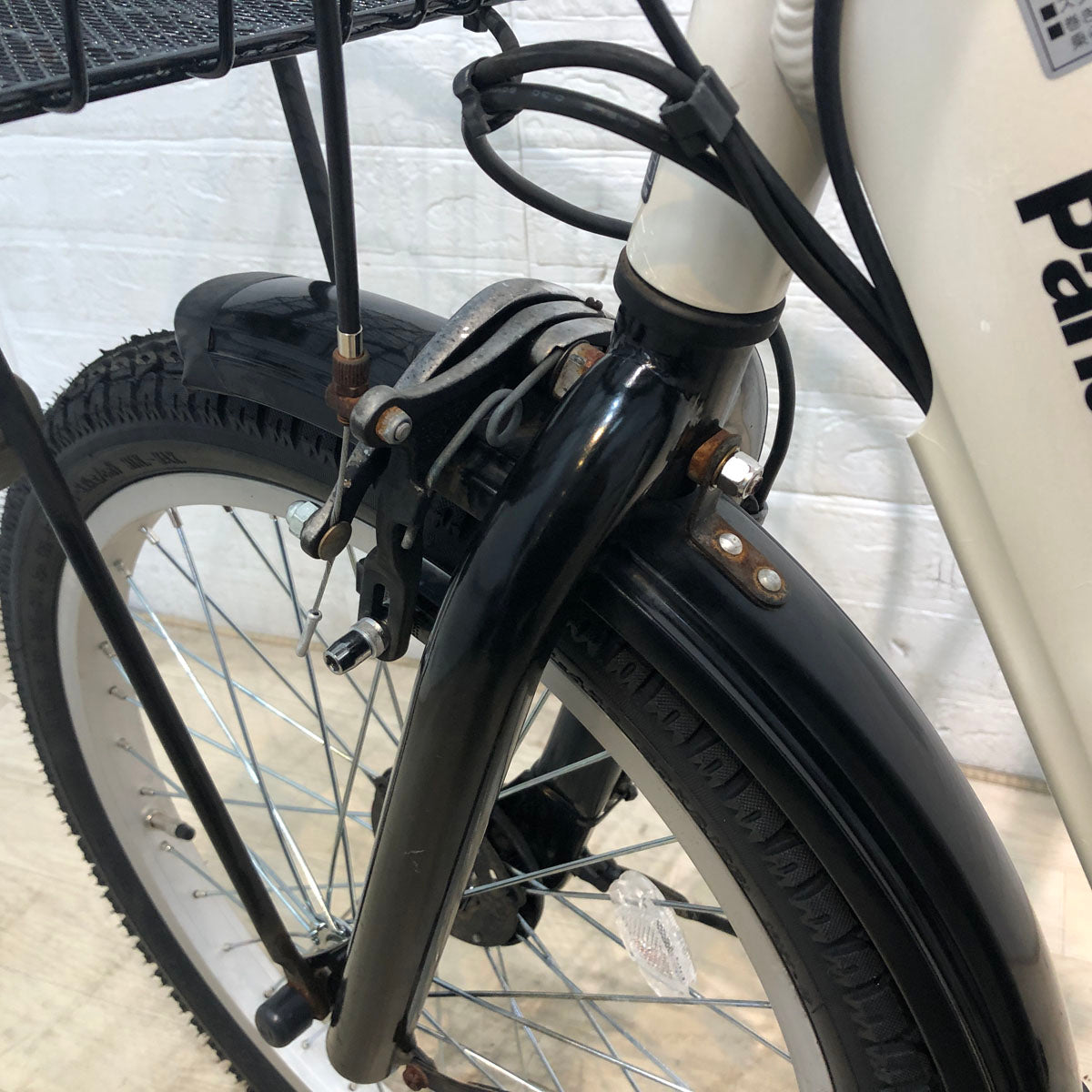 中古電動自転車 パナソニック ギュット アニーズ ホワイト 20インチ YD011