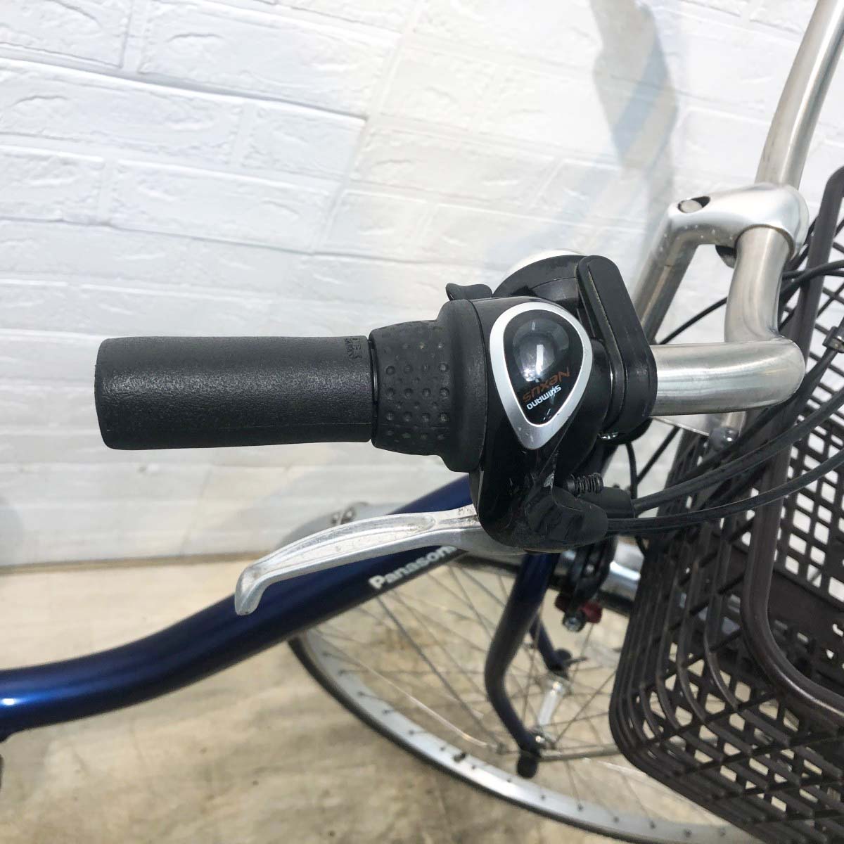 中古電動自転車 パナソニック ビビL ブルー 26インチ YI012
