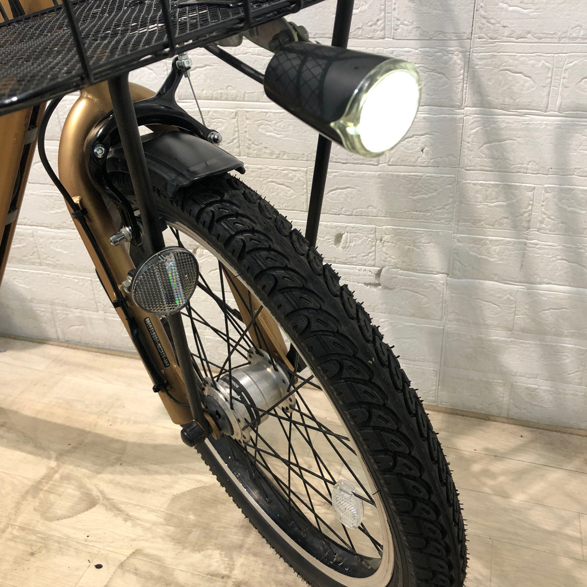 中古電動自転車 パナソニック ギュット アニーズ ゴールド 20インチ YD012