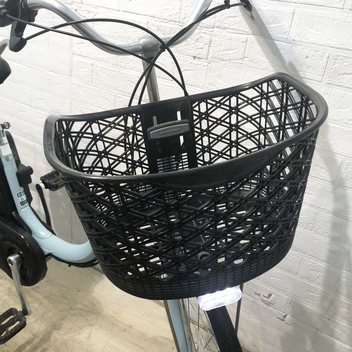 中古電動自転車 新品バッテリー ブリヂストン アシスタベーシック ブルー 26インチ YI013