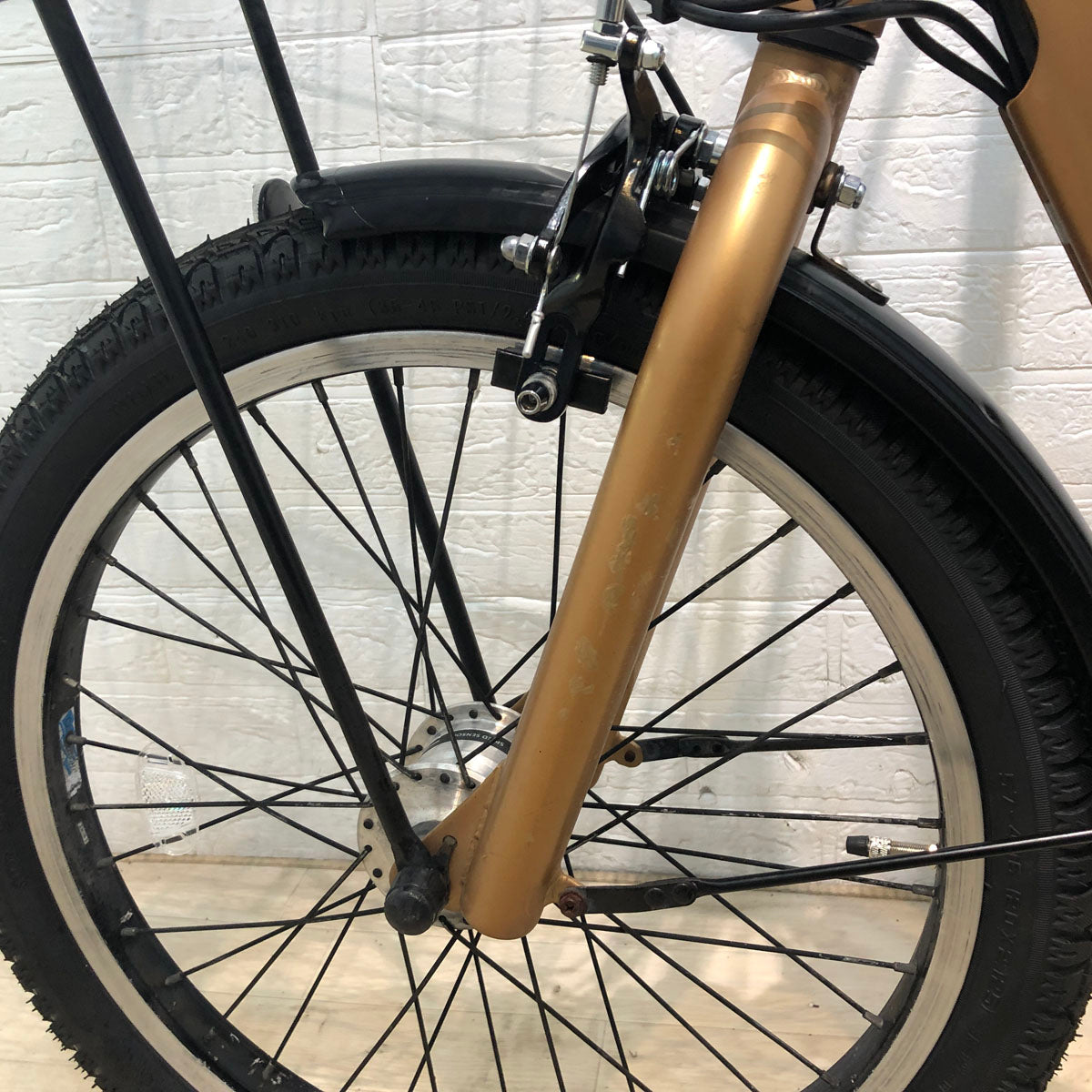 中古電動自転車 パナソニック ギュット アニーズ ゴールド 20インチ YD012