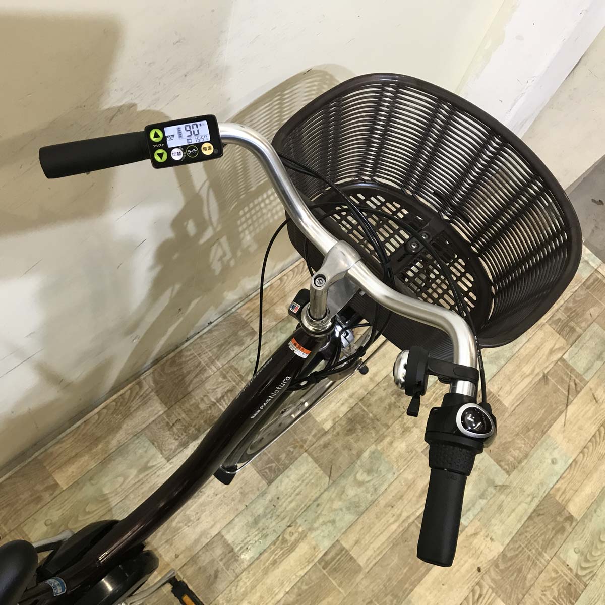 中古電動自転車  ヤマハ PAS ナチュラ XL ブラウン 26インチ KB086