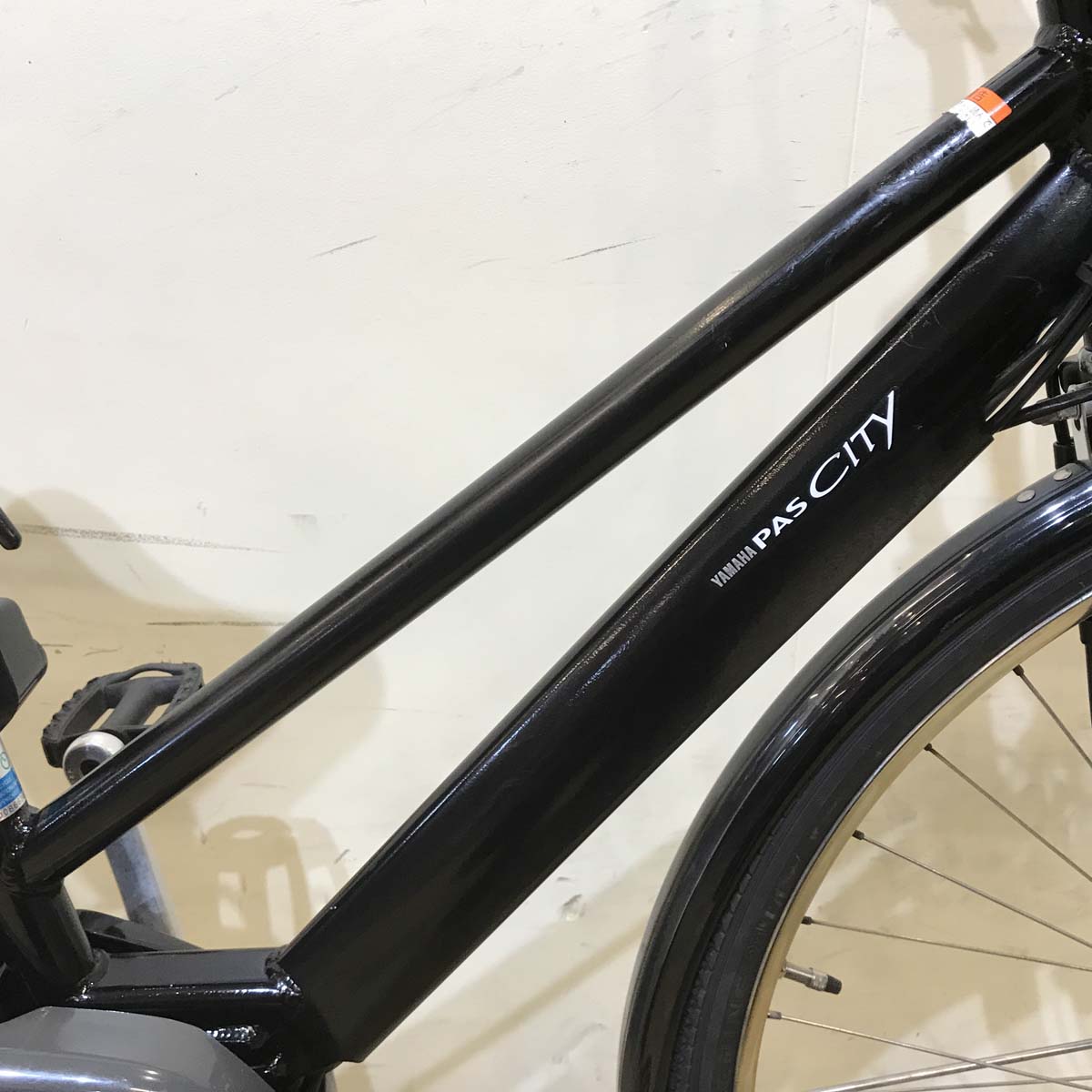 中古電動自転車 ヤマハ PAS シティ ブラック 27インチ KG092