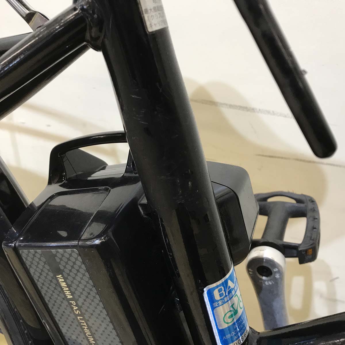 中古電動自転車 ヤマハ PAS シティ ブラック 27インチ KG092