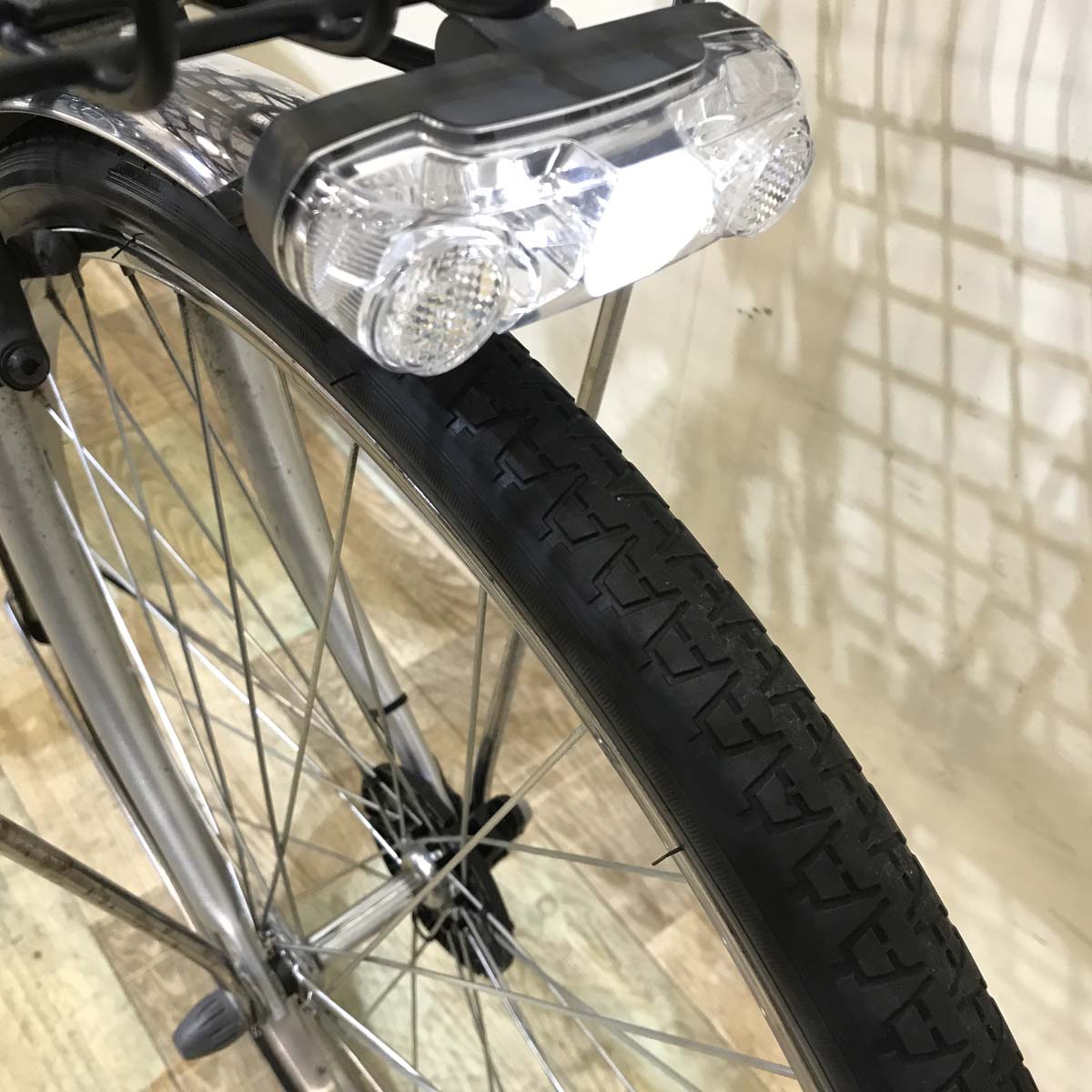 中古電動自転車 ヤマハ PAS GEAR U パス ギア ユー シルバー 26インチ KB087