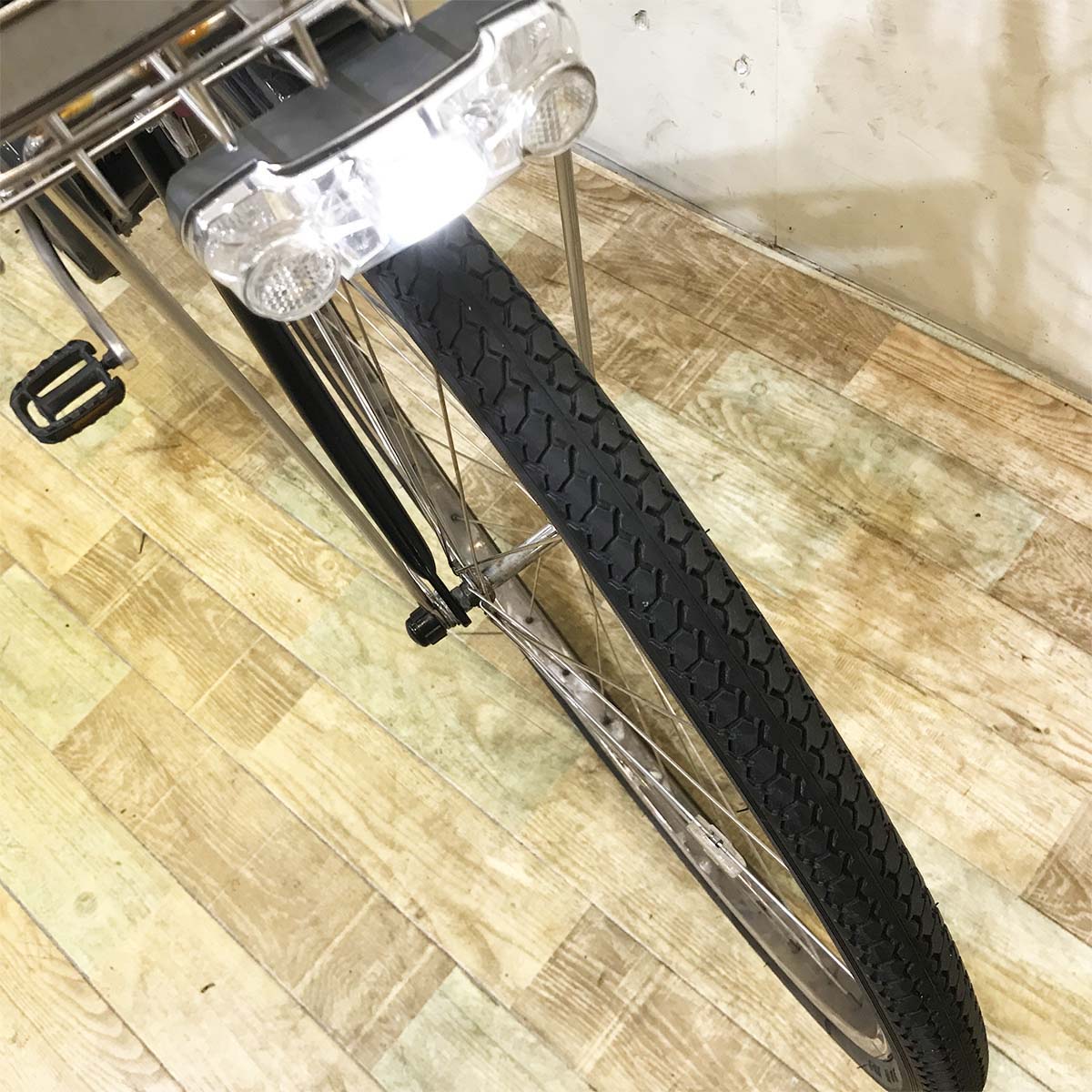 中古電動自転車 ヤマハ PAS シティ ブラック 27インチ KG092