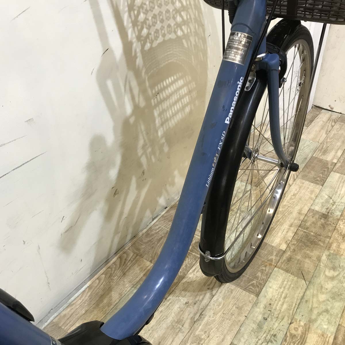 中古電動自転車  パナソニック ビビ FX SD ブルー 26インチ KB088