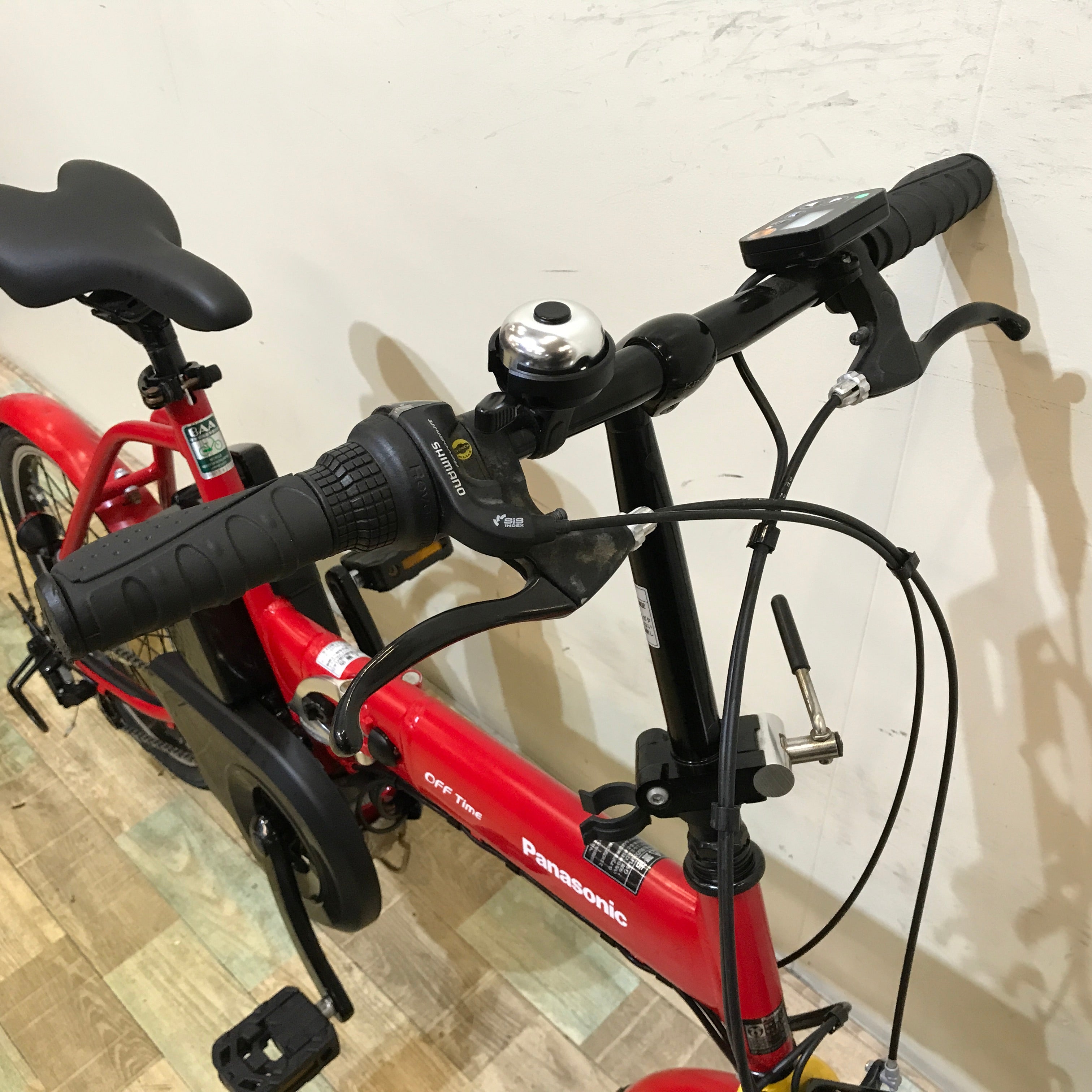 中古パナソニック折りたたみOFF TIME Panasonic電動アシスト折畳み自転車 OFF Timeオフタイム 2018年
