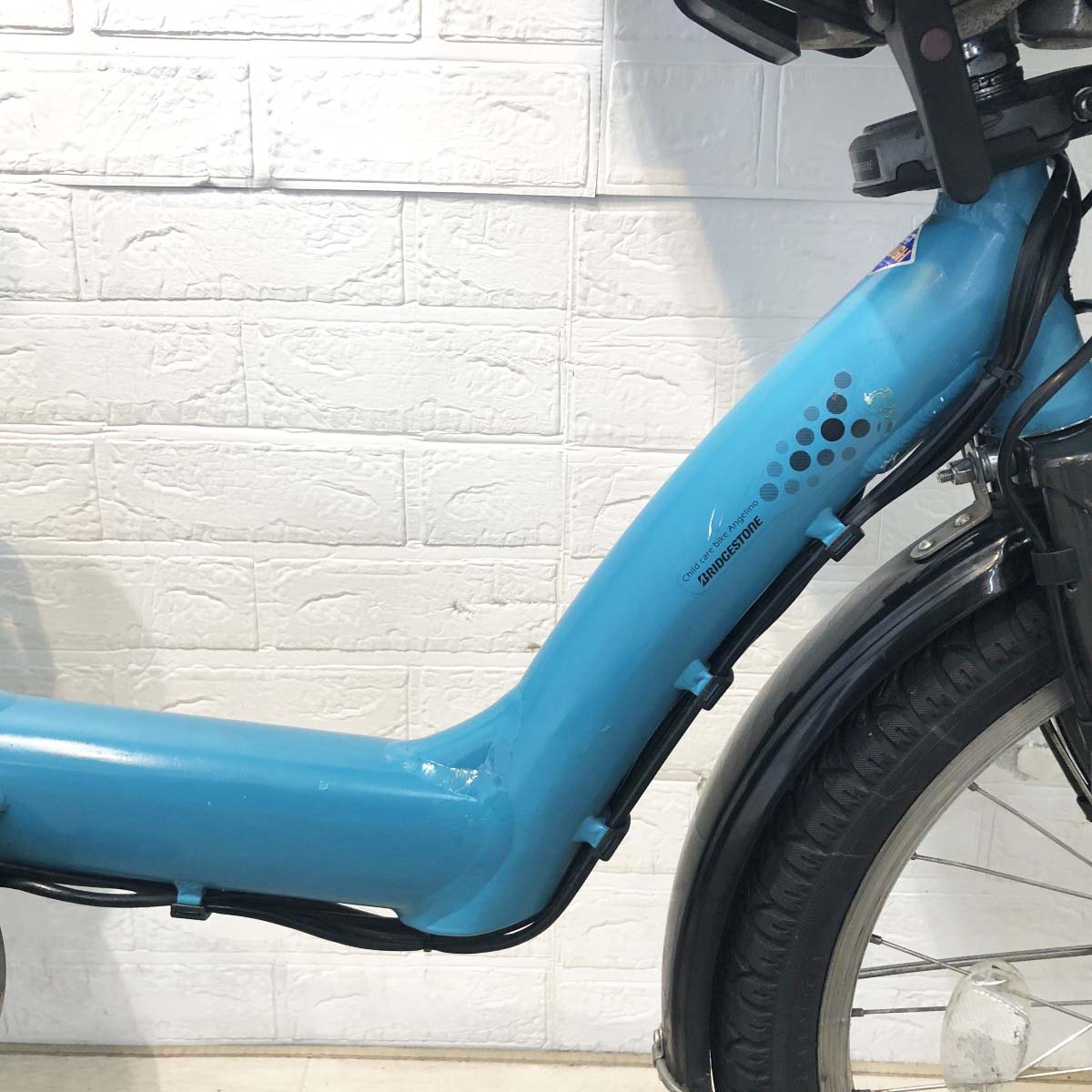 ブリヂストン アンジェリーノプティットe ブルー 20インチ YI016 【中古車】