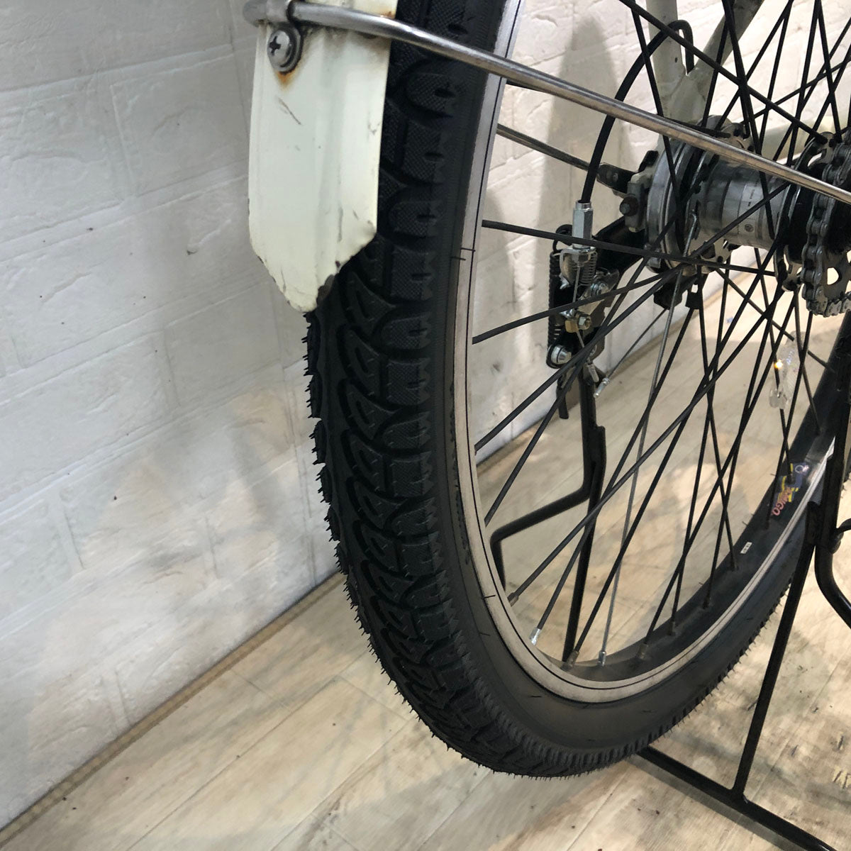 中古電動自転車 パナソニック ギュット アニーズ F DX ホワイト 26インチ YD014