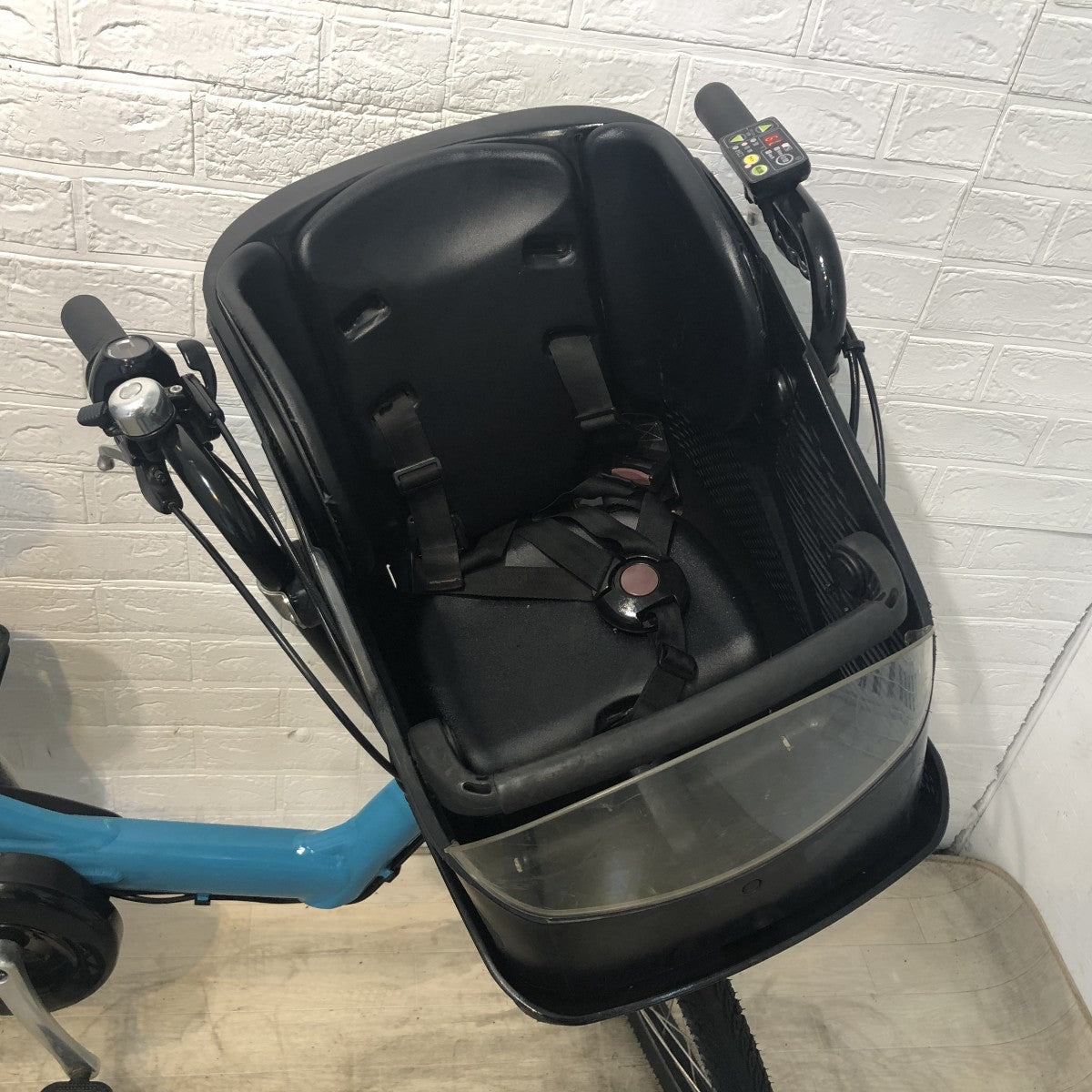 中古電動自転車 ブリヂストン アンジェリーノプティットe ブルー 20インチ YI016