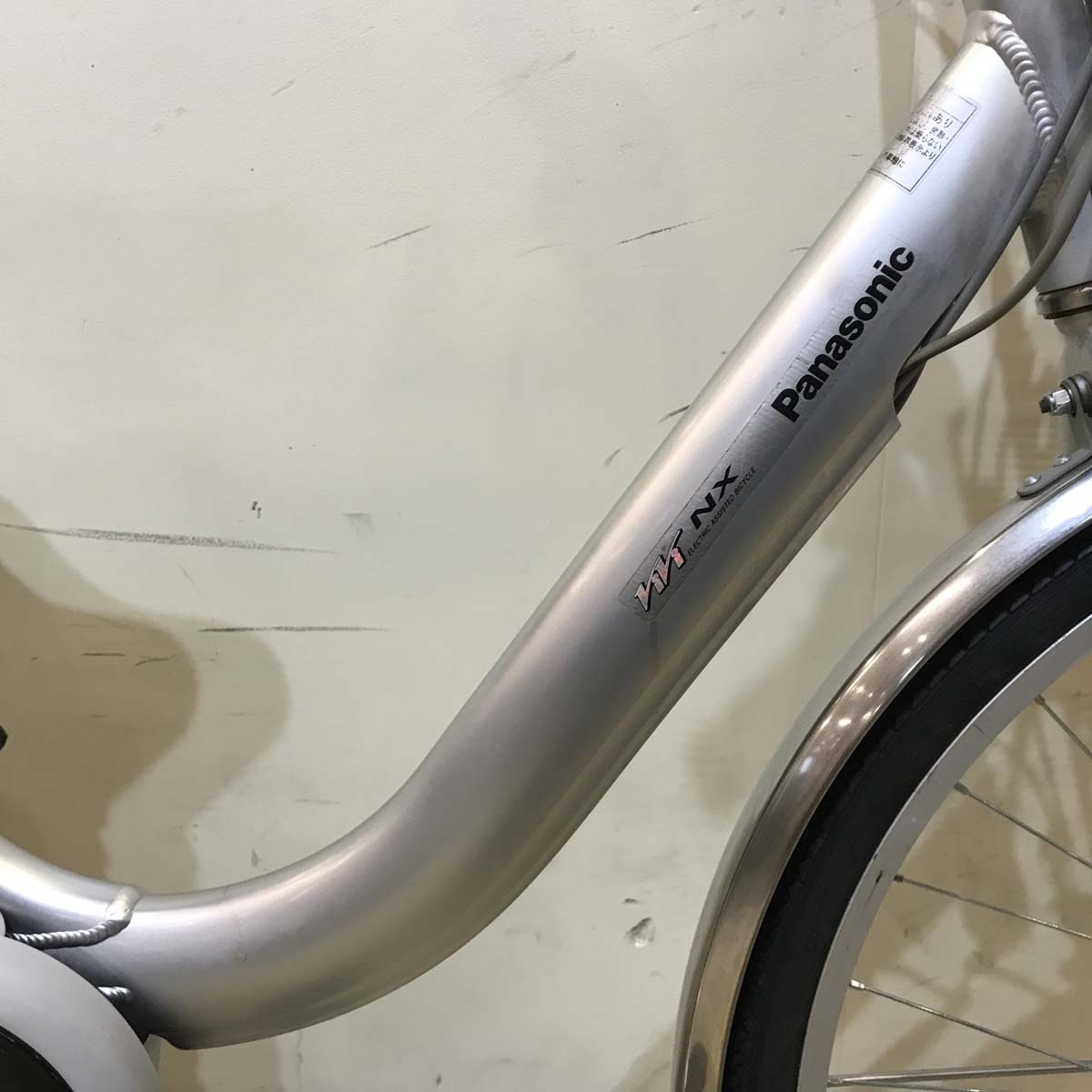中古電動自転車 パナソニック ビビ NX シルバー 26インチ KB089
